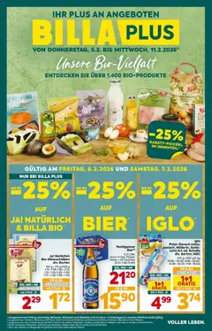 Billa Plus Flugblatt - Südburgenland ab 05.02.2026 gültig