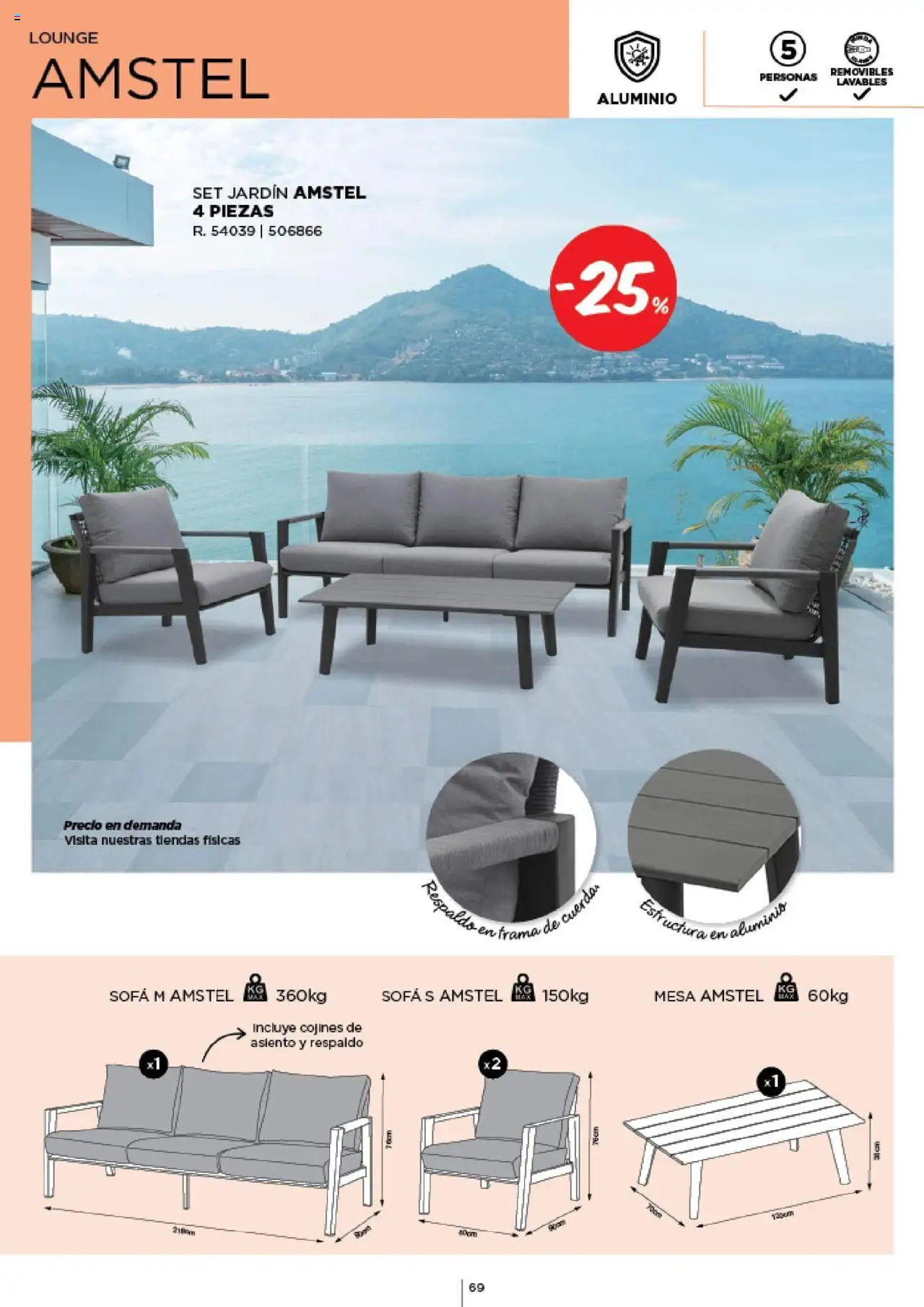Espaço Casa - Catálogo AireLibre 2025 │ válido de 12.05.2025 | Página: 69 | Produtos: Sofá, Mesa