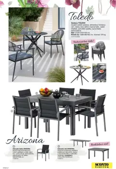 Náhled letáku Sconto nábytek katalog - Zahrada od 01.01.2025 | Strana: 27 | Produkty: Nábytek, Křeslo, Stůl, Zahradní židle