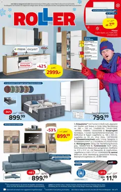 Roller Prospekt 	 ab 01.02.2026 gültig | Seite: 3 | Produkte: Geschirrspüler, Einbauküche, Schwebetürenschrank, Boxspringbett