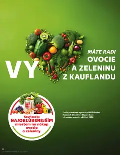 OVOCIE A ZELENINU, Fresh fruits and vegetables from Kaufland. │ platný od 28.08.2025 | Strana: 72