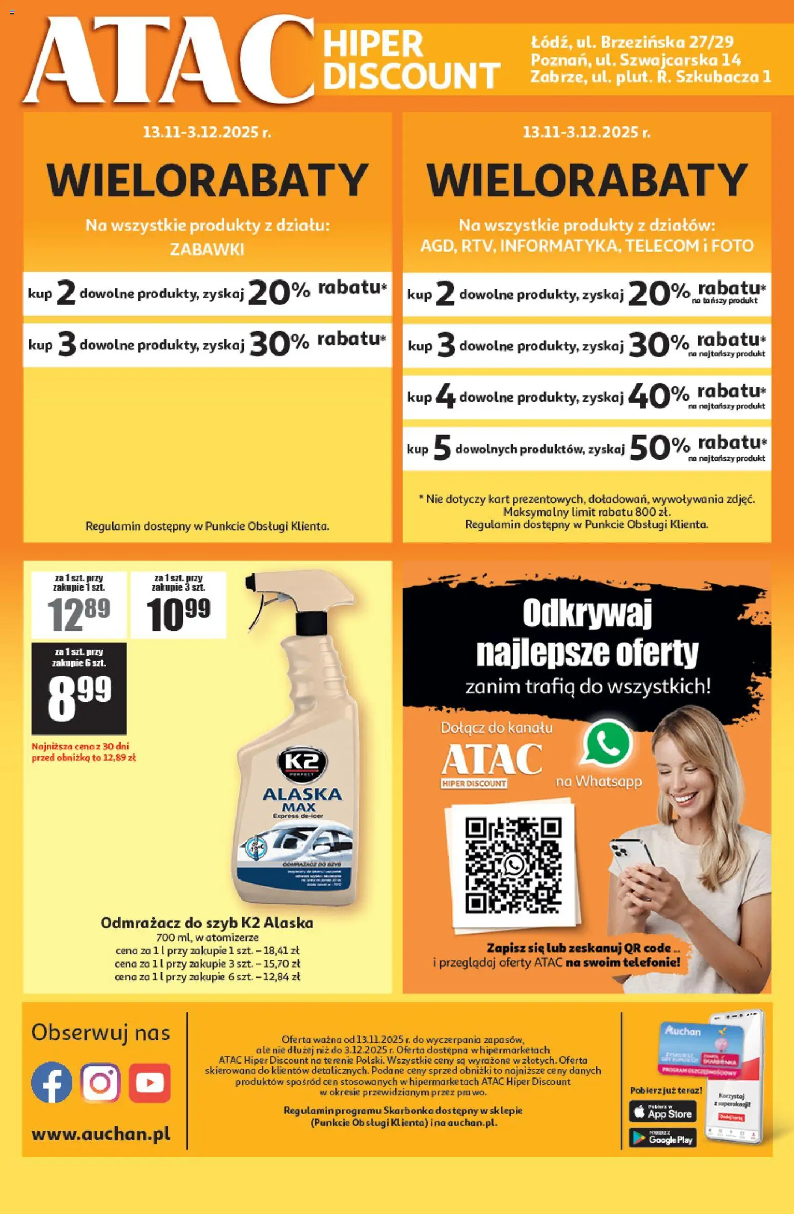Auchan Gazetka - ATAC Hiper Discount od 13.11.2025 | Strona: 4
