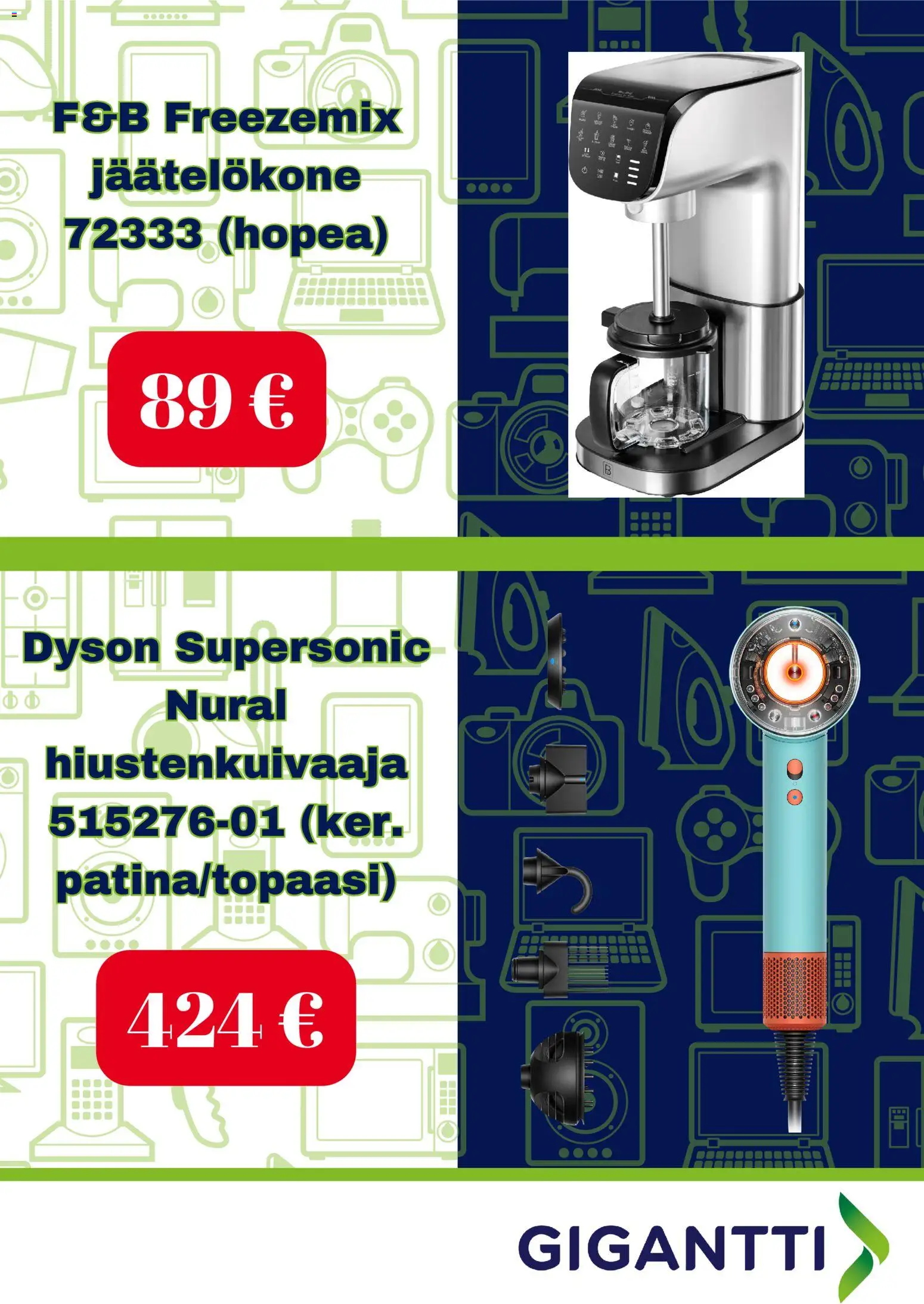 Gigantti tarjoukset – voimassa 26.12.2025 alkaen | Sivu: 4 | Tuotteet: Hiustenkuivaaja
