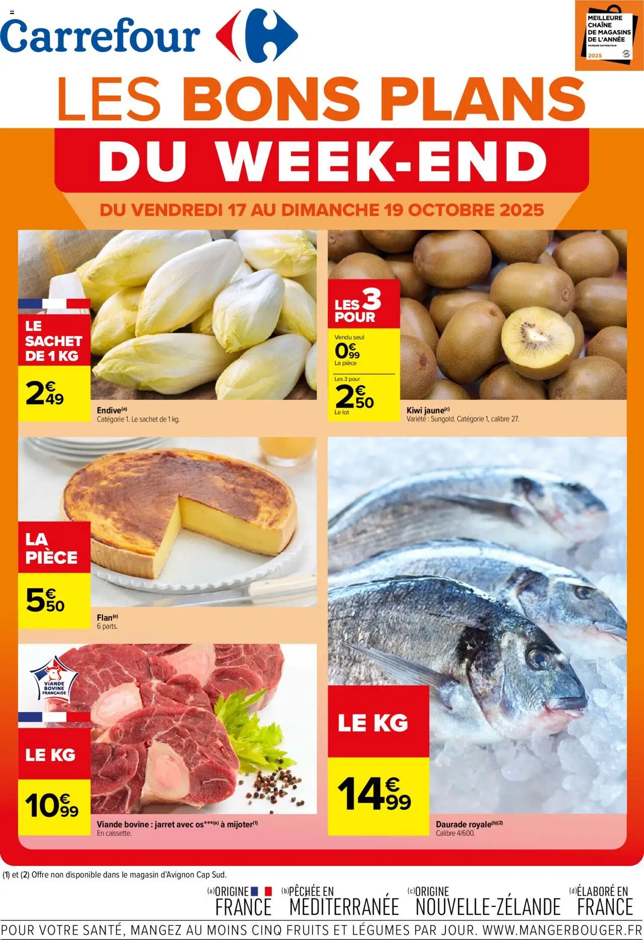 {H1} | Page: 1 | Produits: Daurade, Viande, Kiwi, Viande bovine
