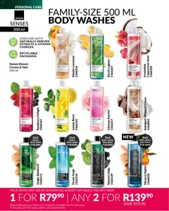 Avon specials catalogue – valid from 01.11.2025 | Page: 166 | Products: Shower, Shower gel, Body wash, Lemon