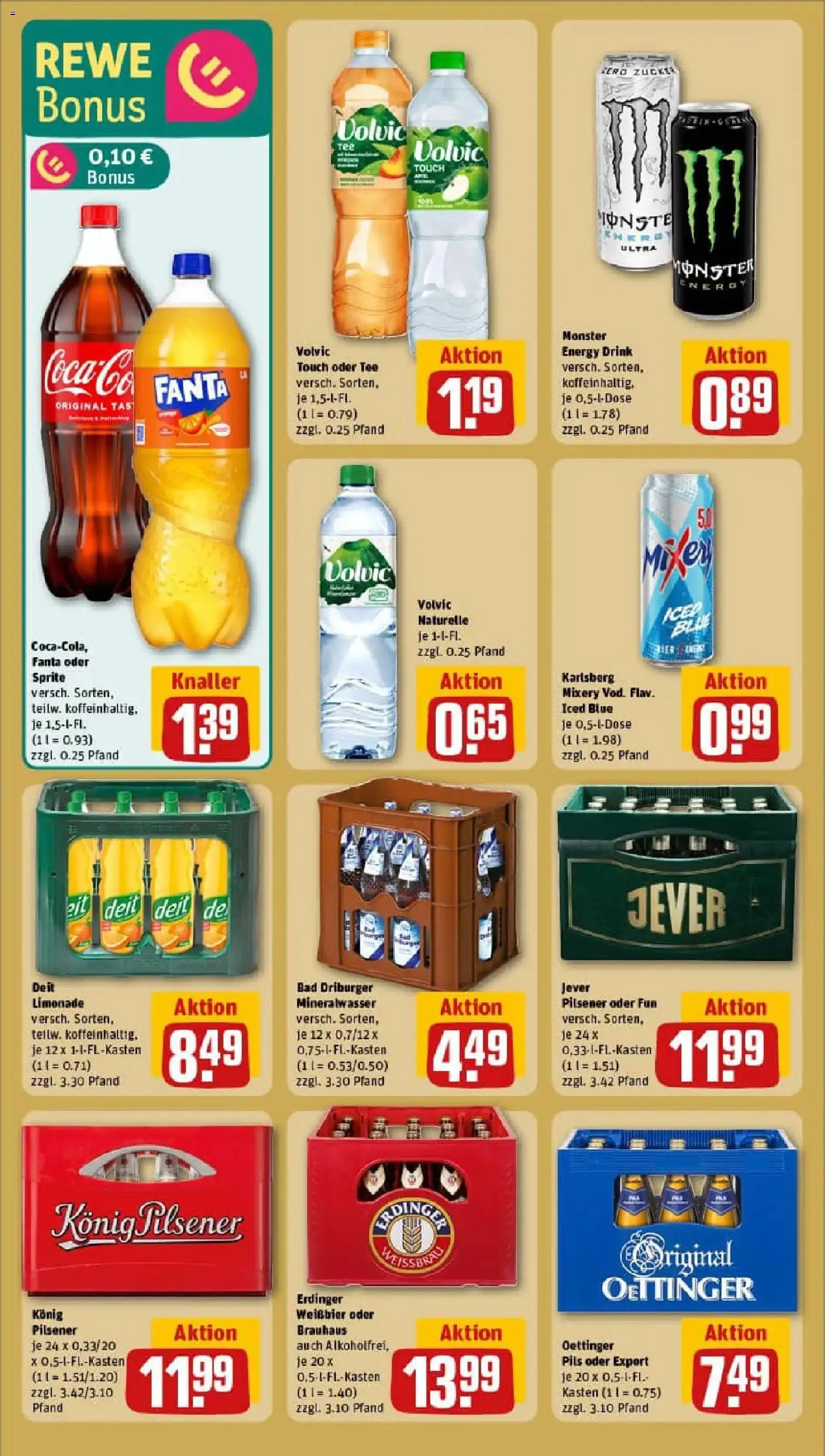 Rewe prospekt Bad Driburg	 – gültig ab 11.01.2026 | Seite: 22 | Produkte: Konig pilsener, Pils, Mineralwasser, Zucker