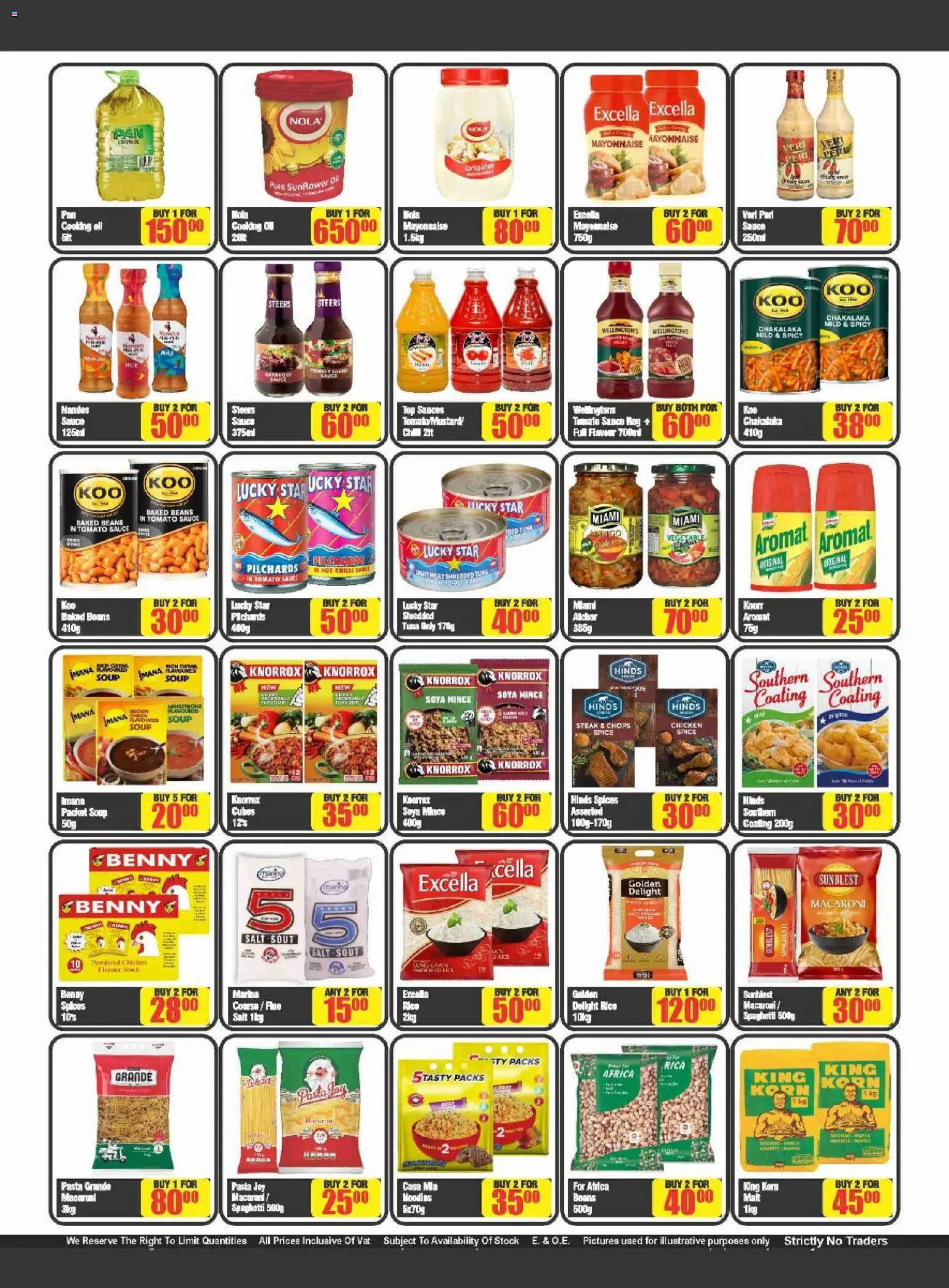 New Big Save catalogue – valid from 01.01.2026 | Page: 4 | Products: Beans, Light, Sauces, Mayonnaise