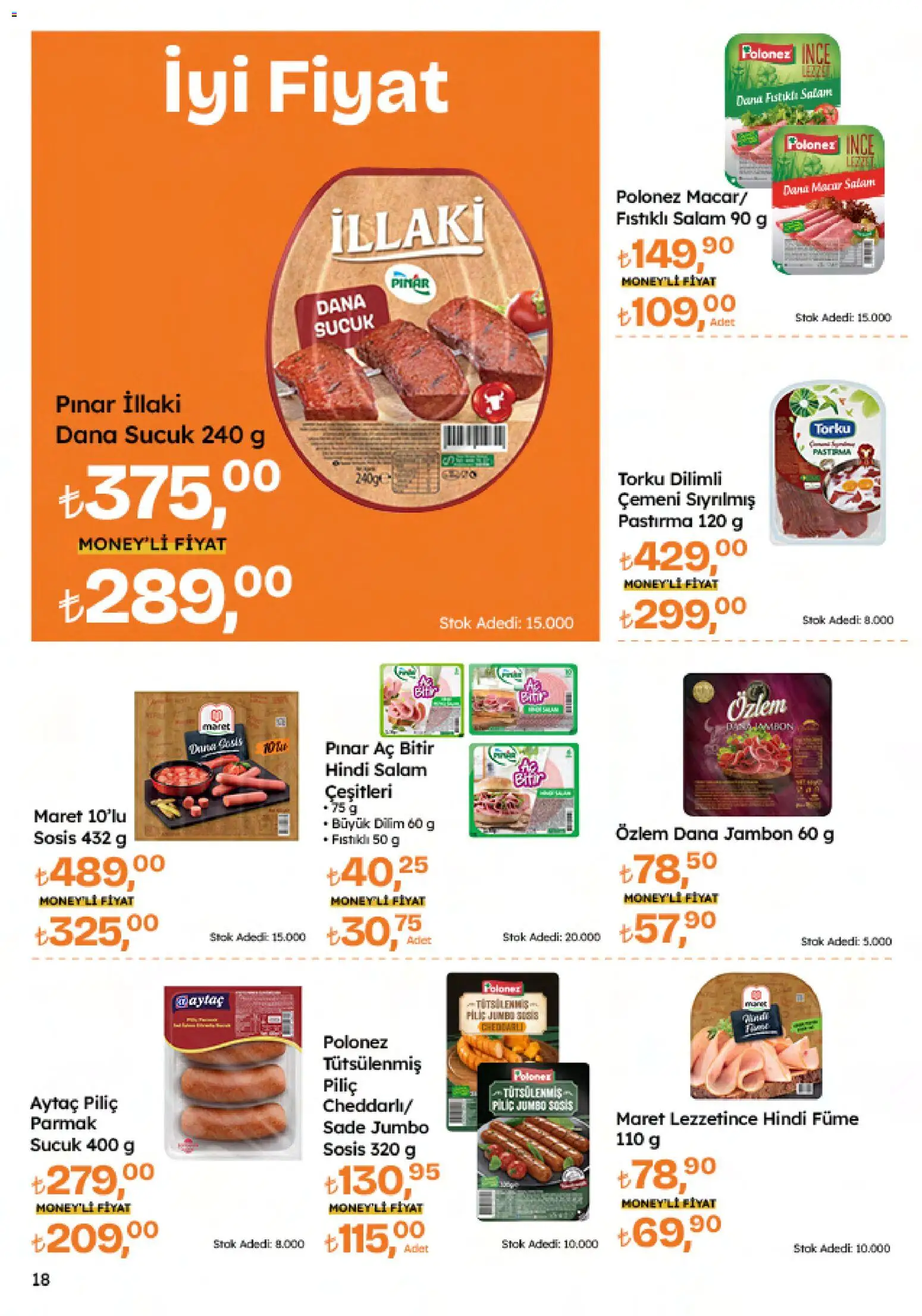 Migros Katalog - 5M Migroskop Dijital - 06.11.2025 tarihinden itibaren geçerlidir | Sayfa: 18 | Ürünler: Jambon, Sosis, Piliç, Hindi füme