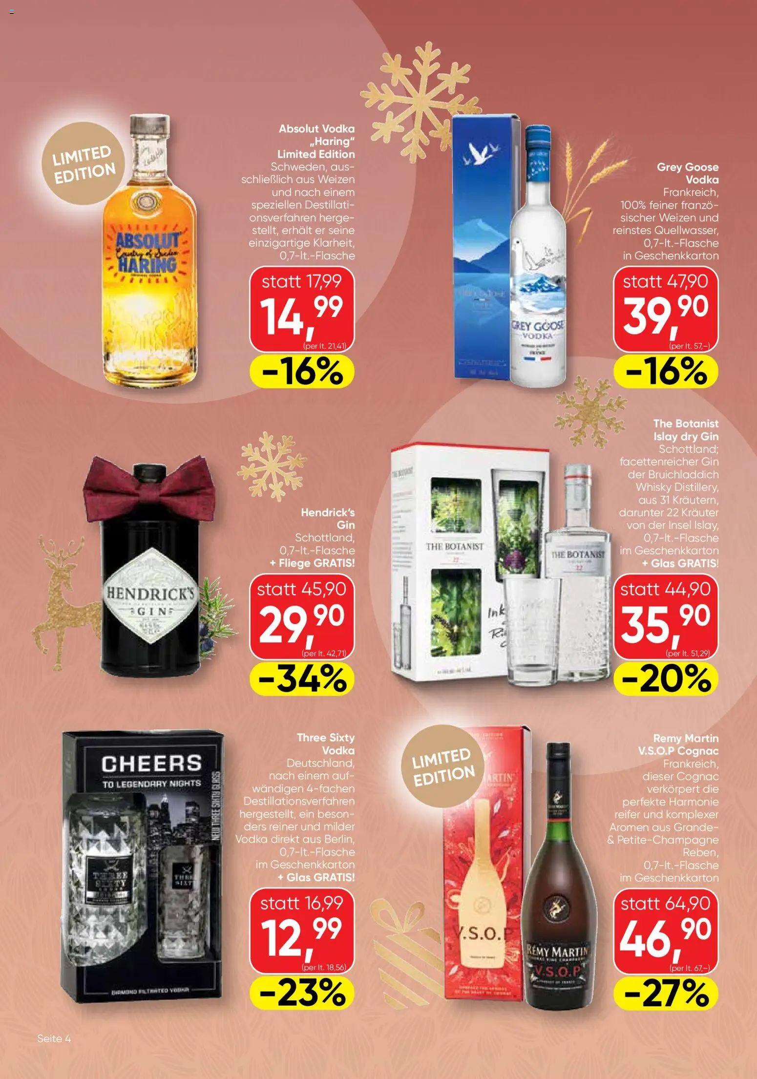 SPAR Gourmet Geschenk Ideen gültig ab 13.11.2025 | Seite: 4 | Produkte: Gin