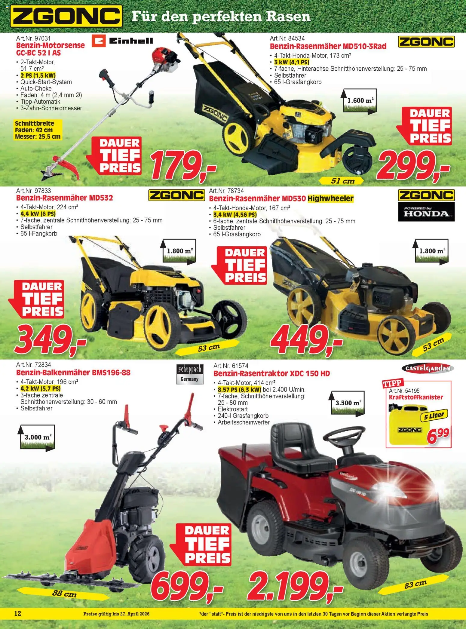 Zgonc Flugblatt April I 2026 gültig ab 01.04.2026 | Seite: 12