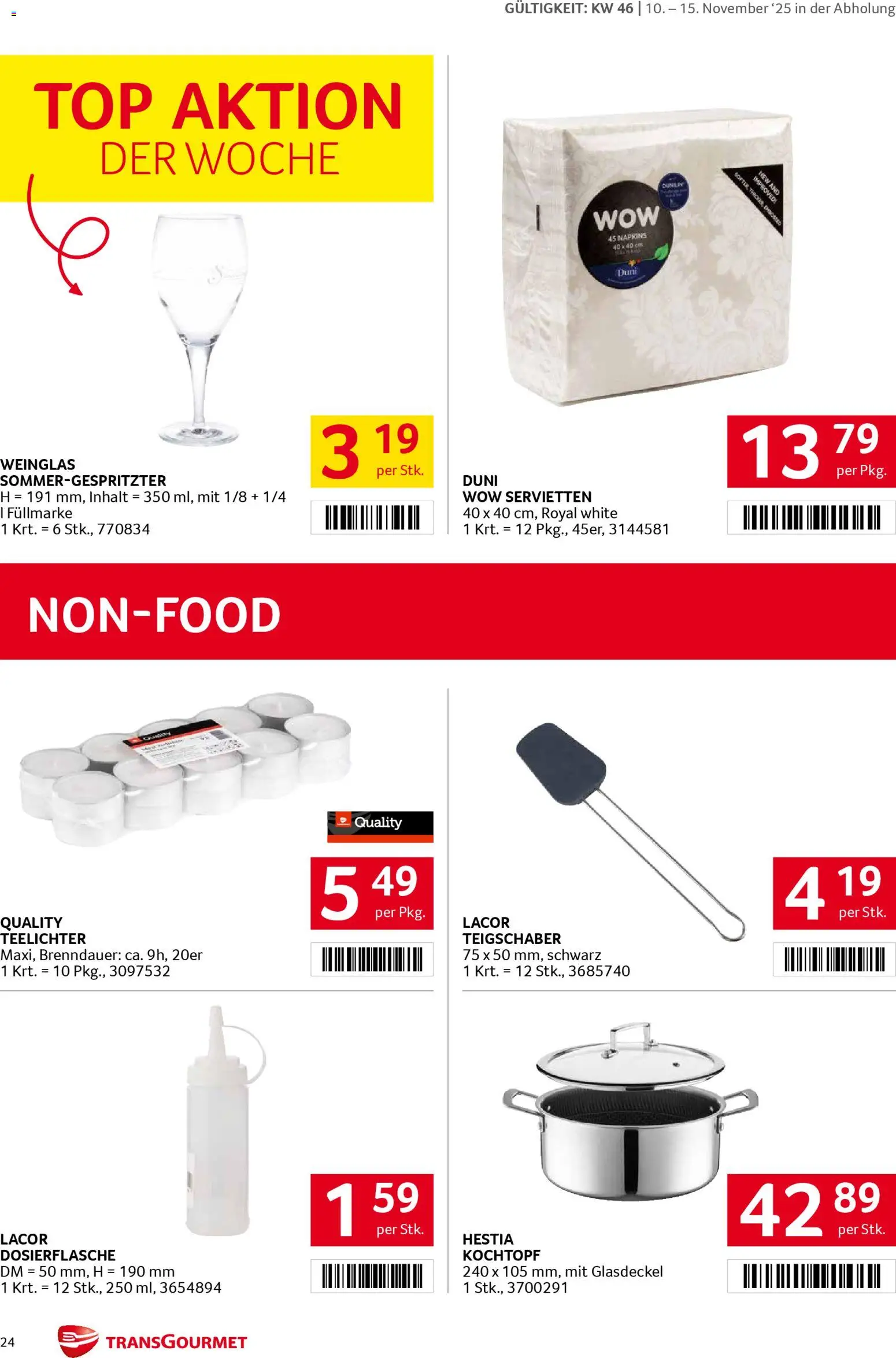 Transgourmet Flugblatt gültig ab 10.11.2025 | Seite: 23