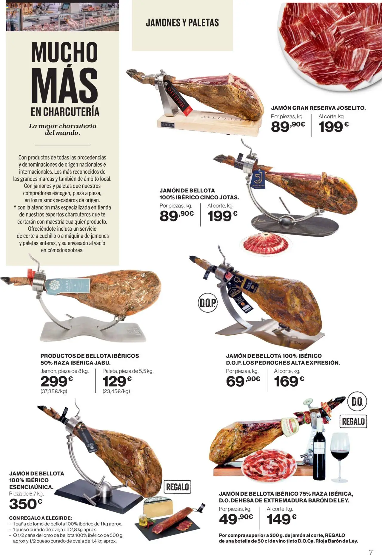Supercor Península y Baleares │ válido desde el 11.09.2025 | Página: 7 | Productos: Queso, Jamón, Vino, Té
