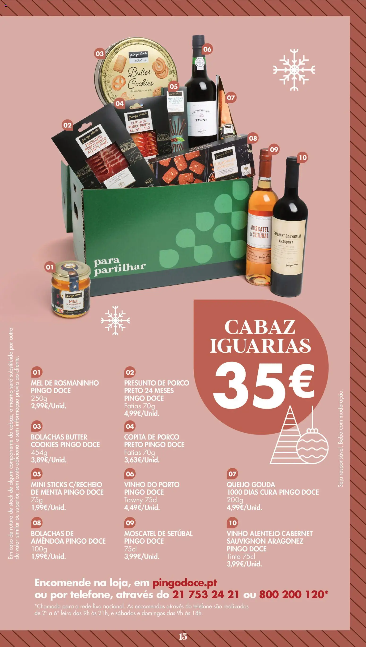 Pingo Doce folheto │ válido de 03.11.2025 | Página: 15 | Produtos: Telefone, Bolachas, Queijo, Mel
