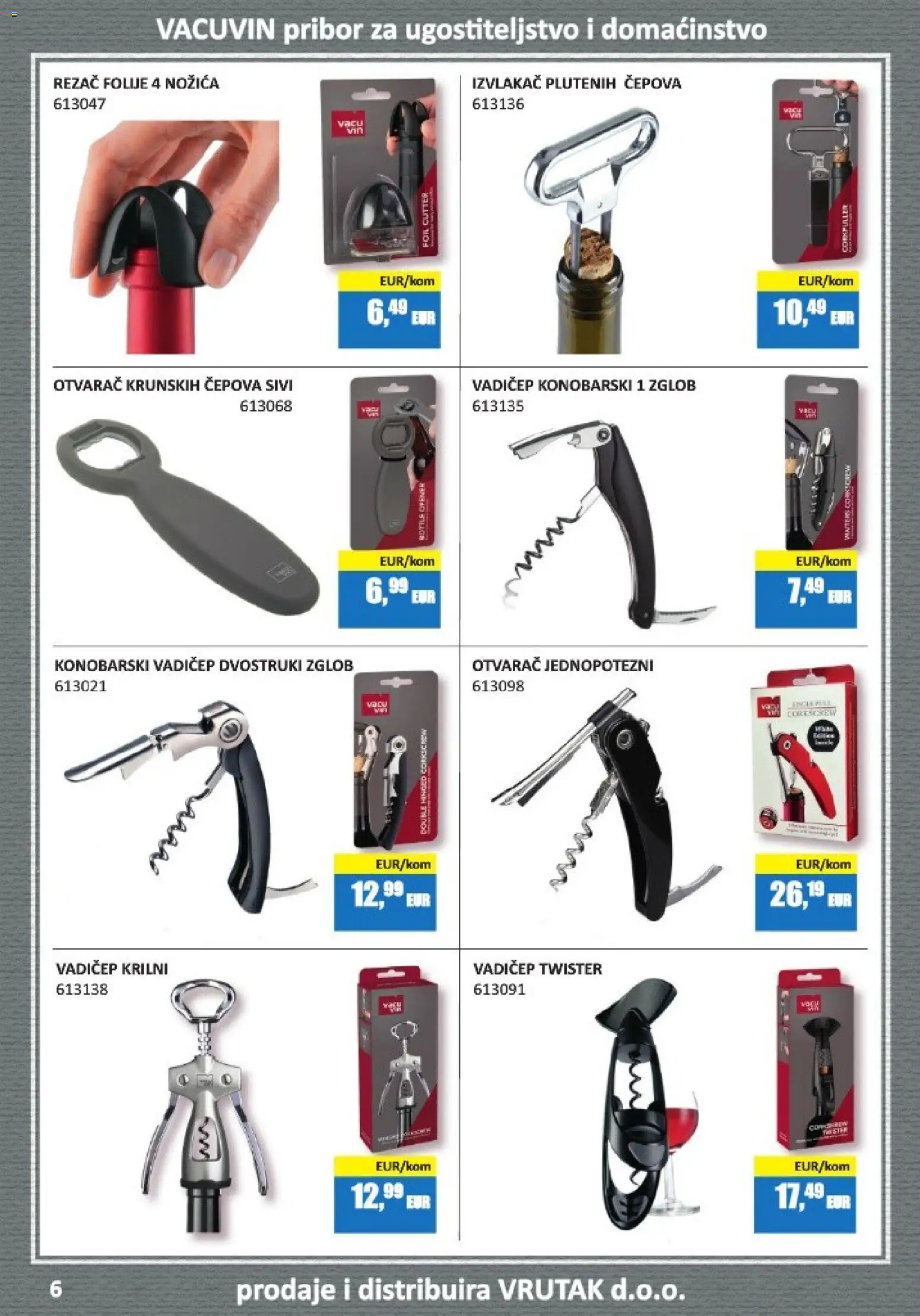 Vrutak katalog | vrijedi od 18.11.2025 | Stranica: 1 | Proizvodi: Rezač