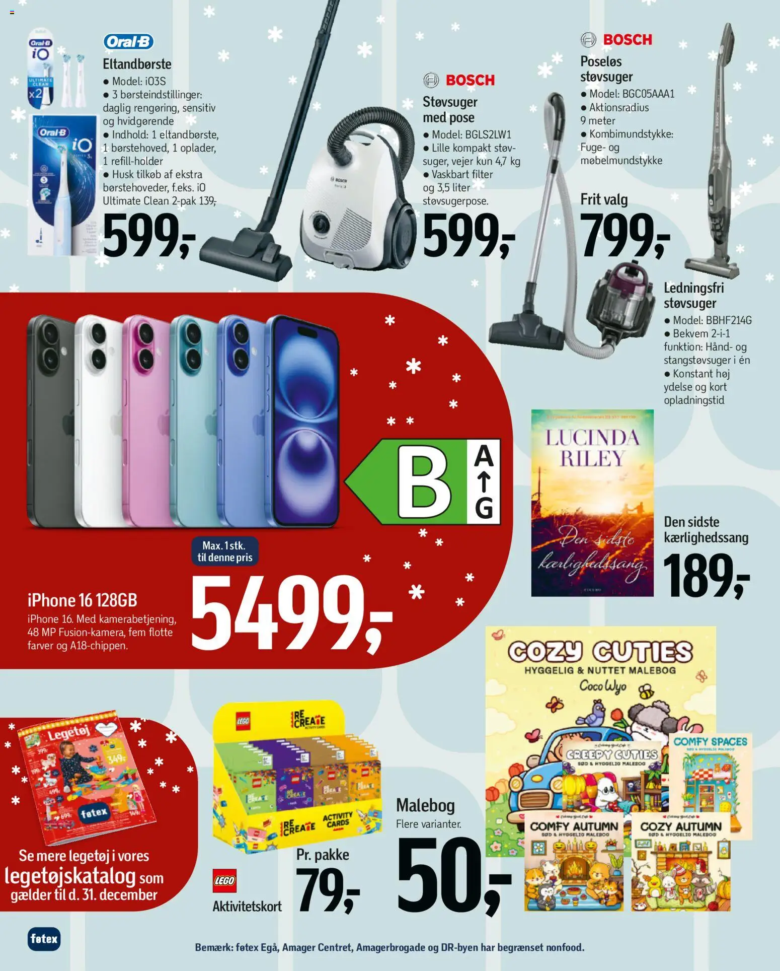 Føtex tilbudsavis – gyldig fra 31.10.2025 | Side: 66 | Produkter: Eltandbørste, Søm, Støvsuger