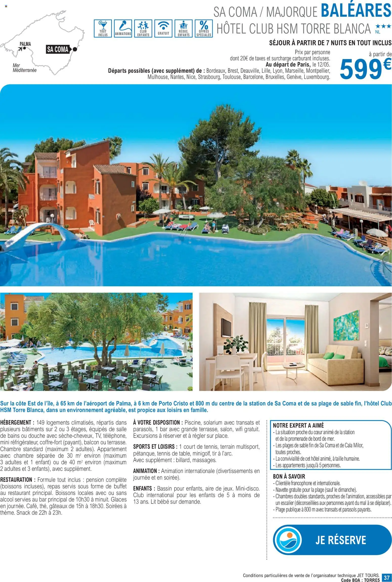 {H1} | Page: 37 | Produits: Glaces, Lit, Buffet, Douche