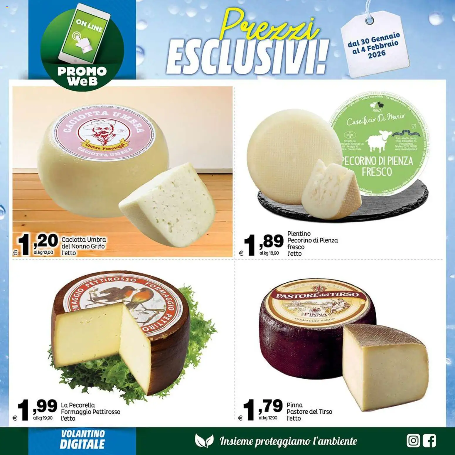 Volantino Elite Supermercati del 30.01.2026 | Pagina: 5 | Prodotti: Formaggio, Pecorino