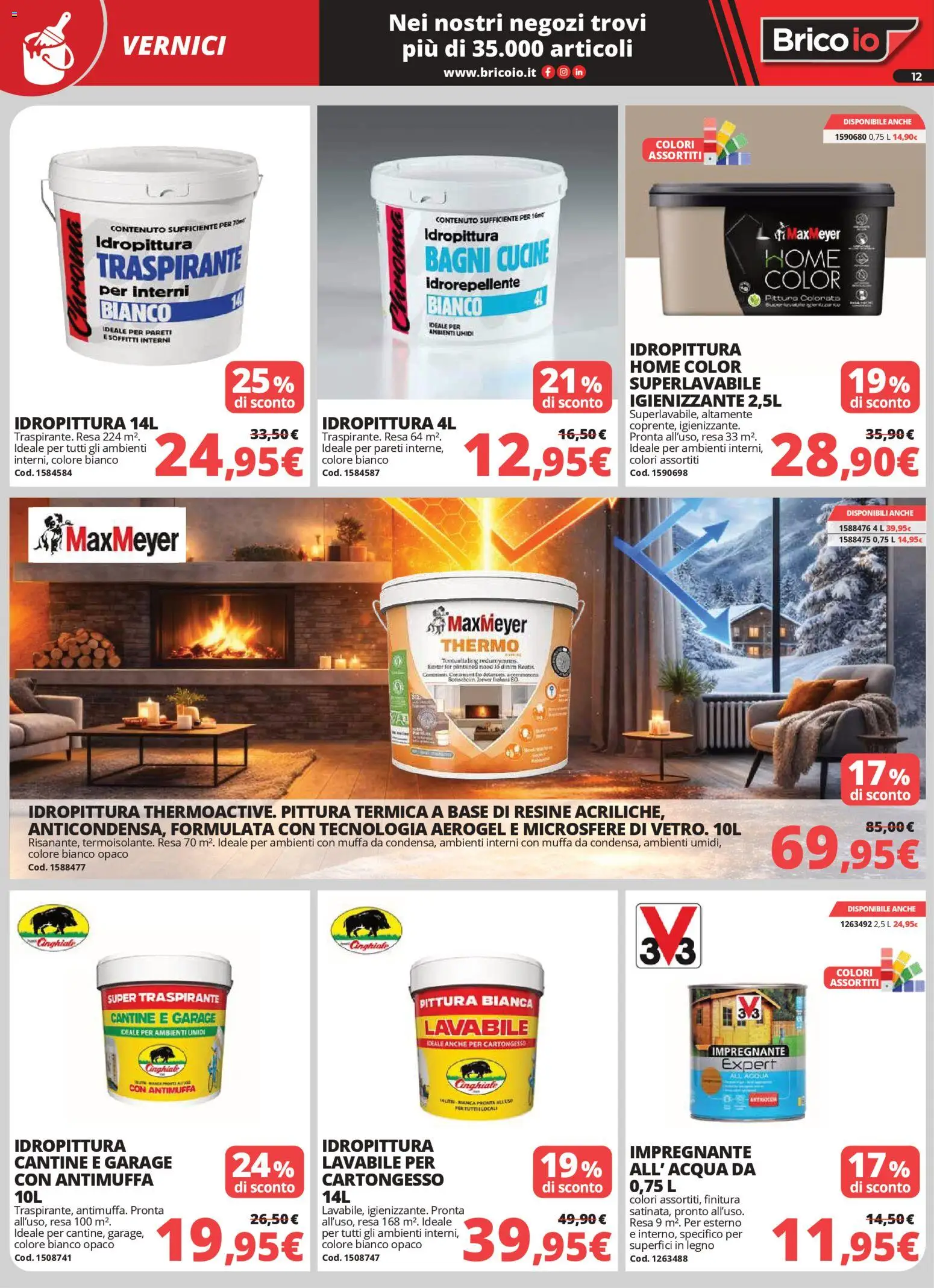 Volantino Brico io del 02.04.2026 | Pagina: 12 | Prodotti: Cucine, Acqua, Impregnante, Pittura