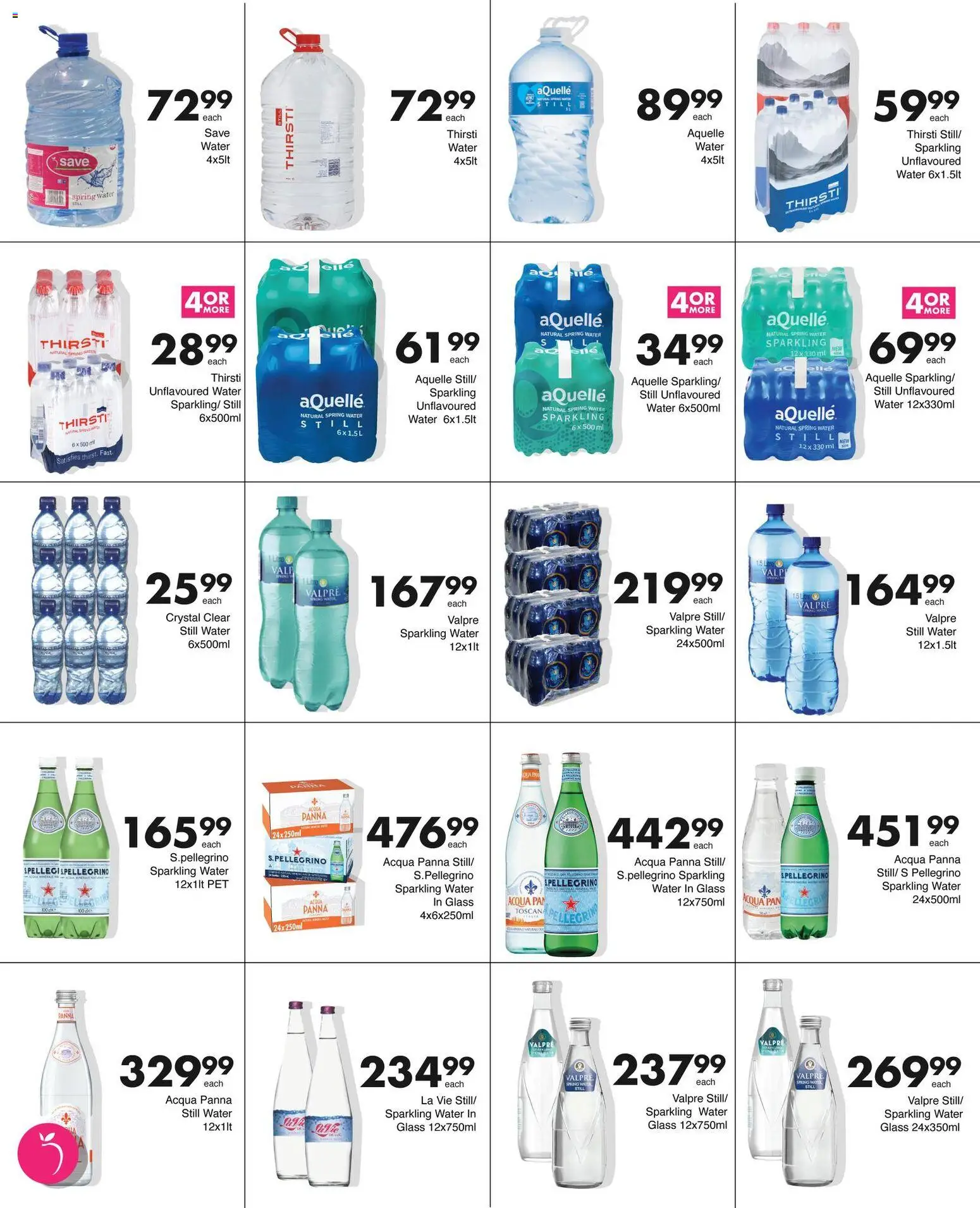 New Save catalogue – valid from 13.04.2026 | Page: 18 | Products: Water, Peach