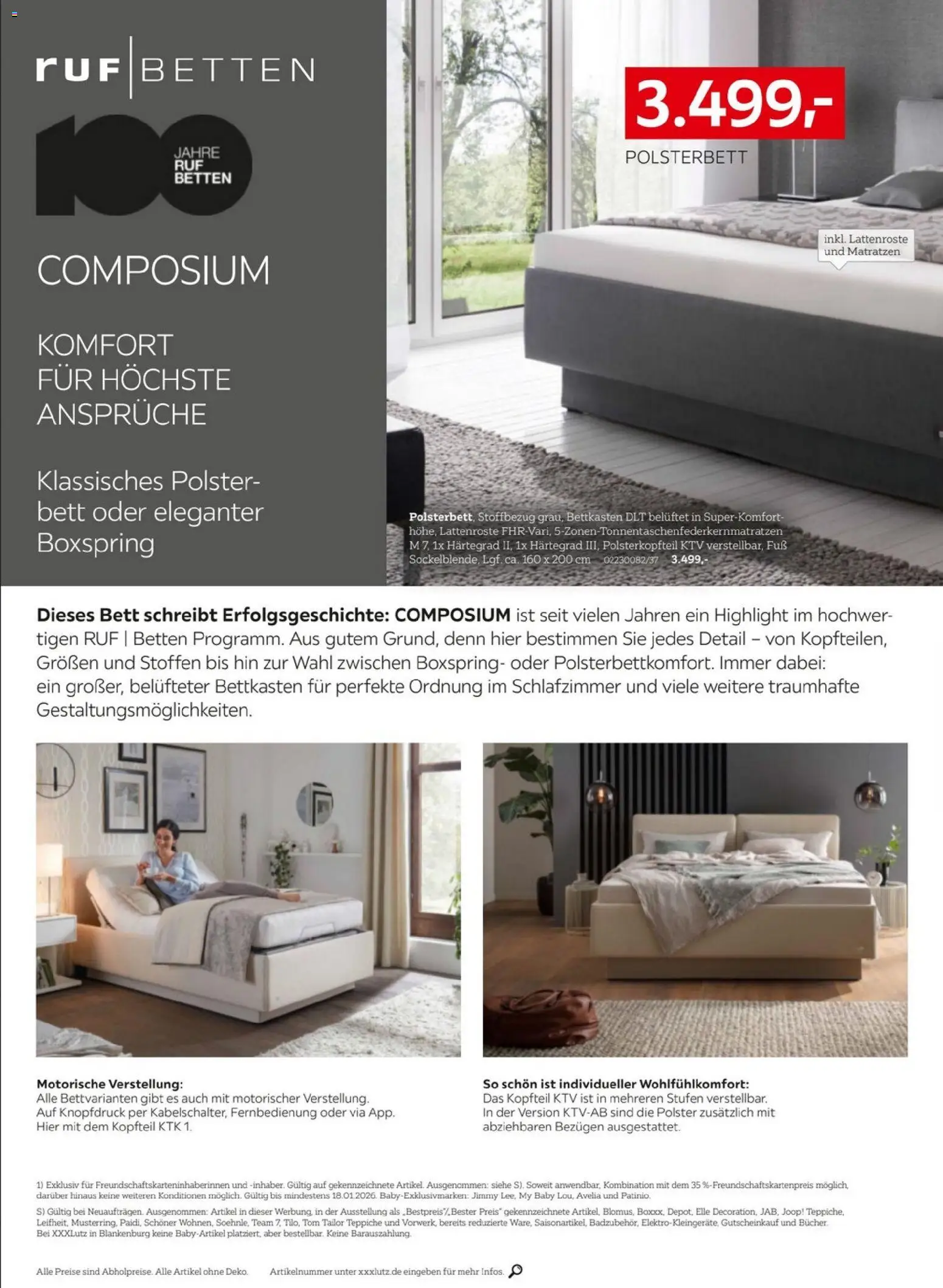 XXXL Lutz Das Beste im Leben – gültig ab 02.01.2026 | Seite: 4 | Produkte: Bett, Polsterbett