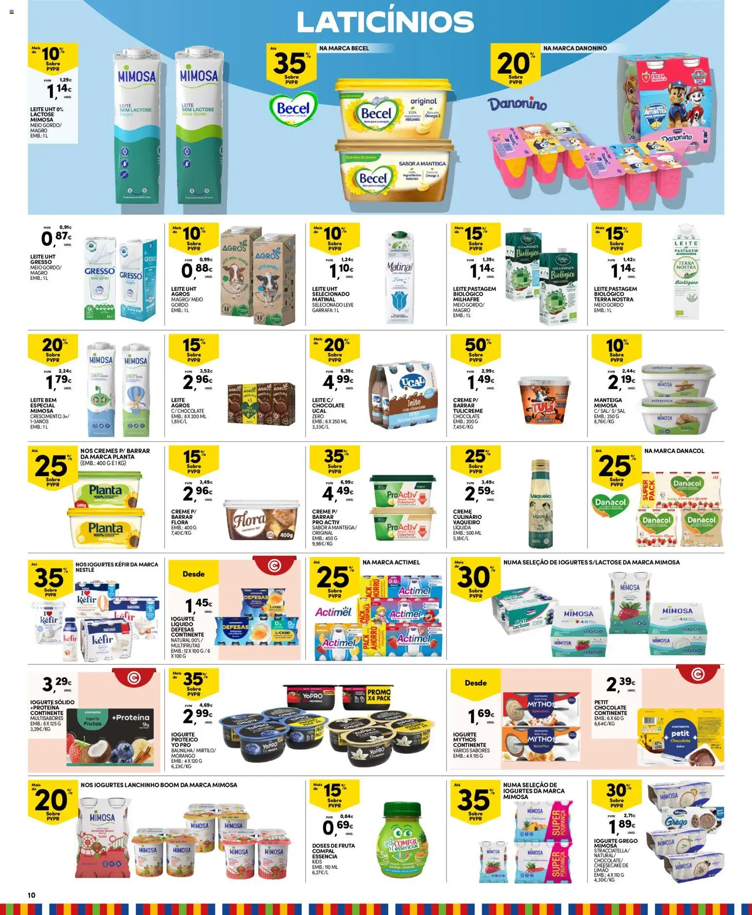 Continente - Madeira Folheto Semanal │ válido de 24.02.2026 | Página: 10 | Produtos: Iogurtes, Iogurte, Nestlé, Chocolate