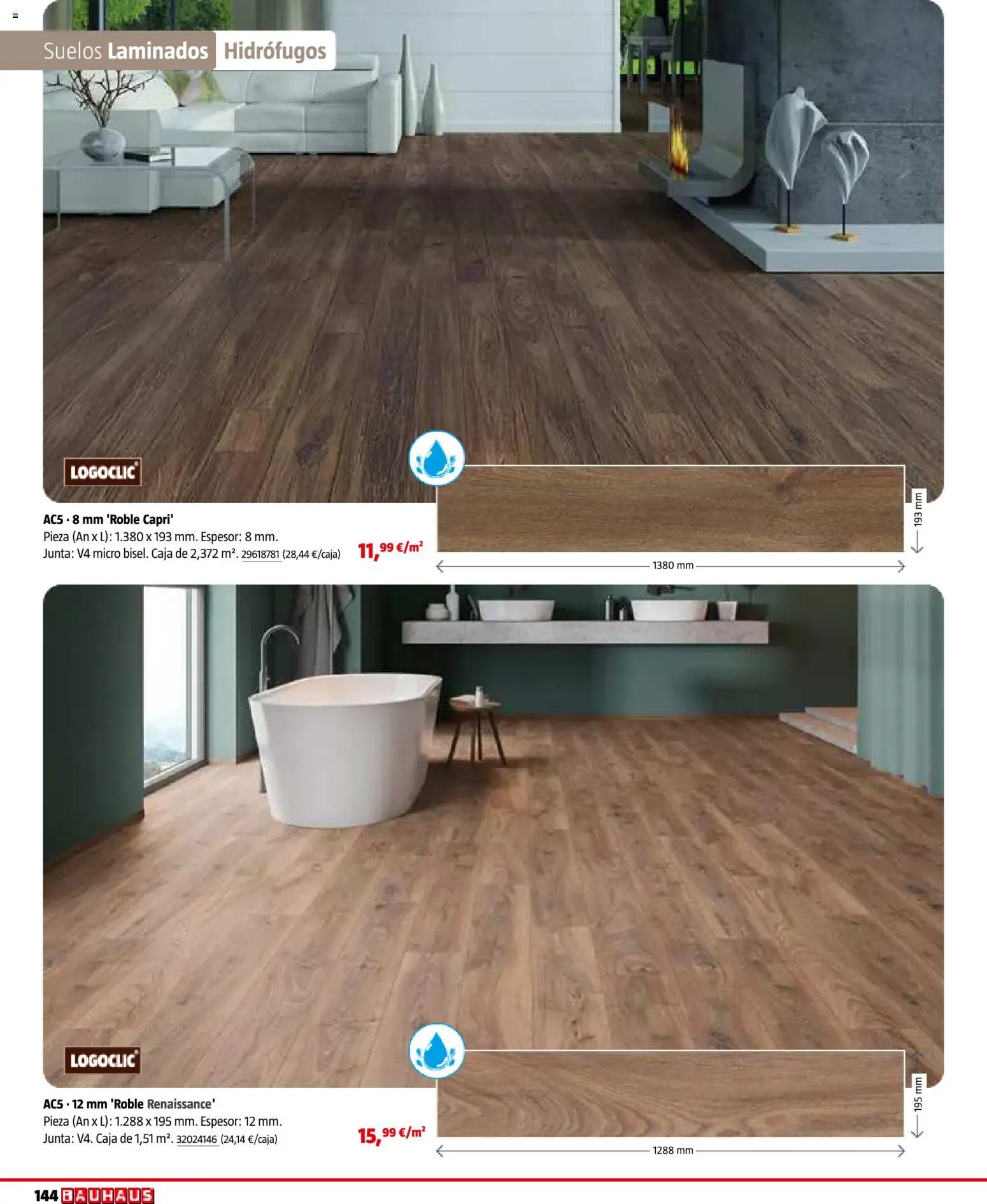 Bauhaus - Suelos y revestimientos │ válido desde el 24.02.2026 | Página: 144 | Productos: Caja