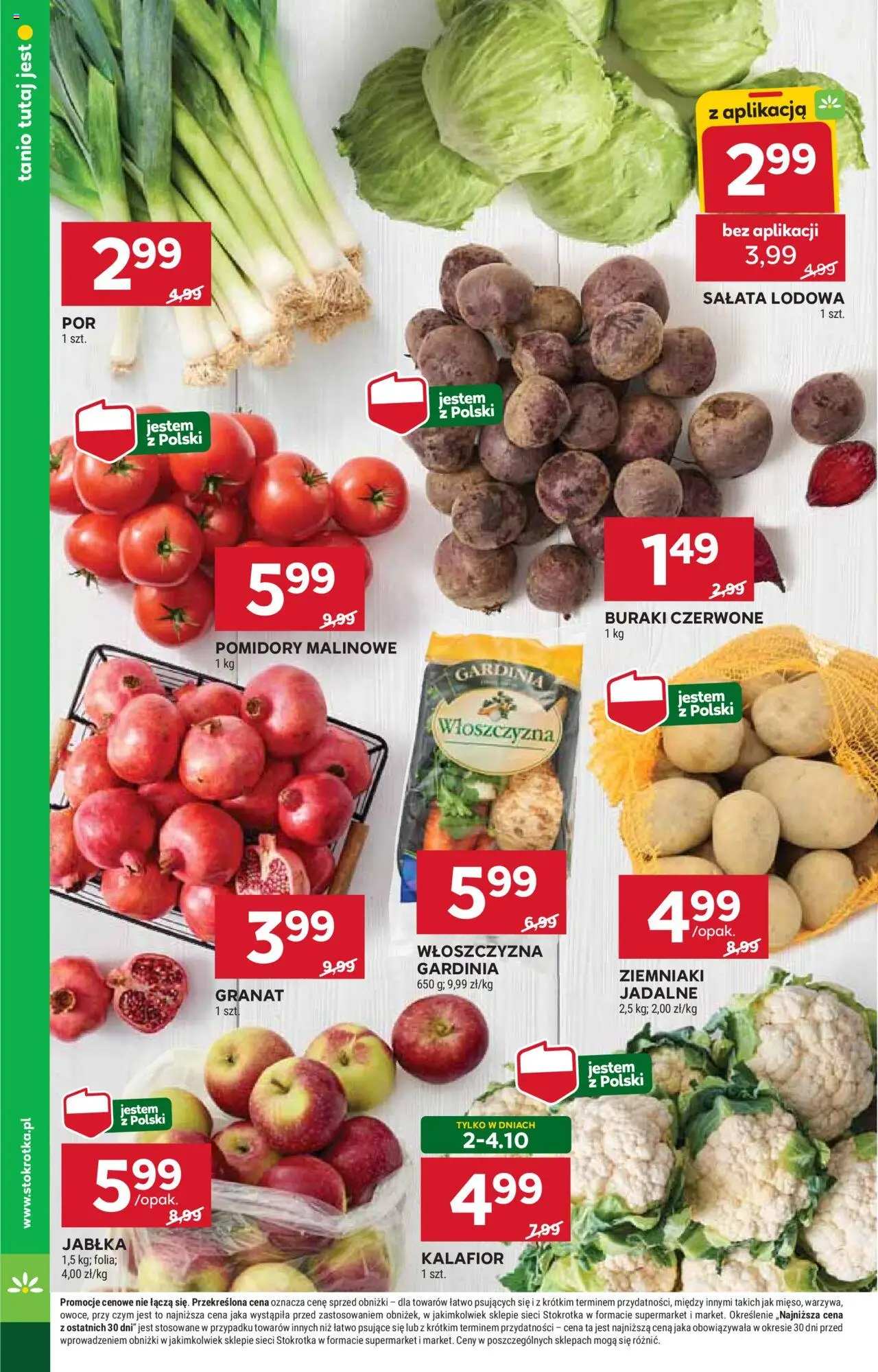 Stokrotka Gazetka - Market od 02.10.2025 | Strona: 12 | Produkty: Stokrotka, Buraki, Pomidory, Ziemniaki