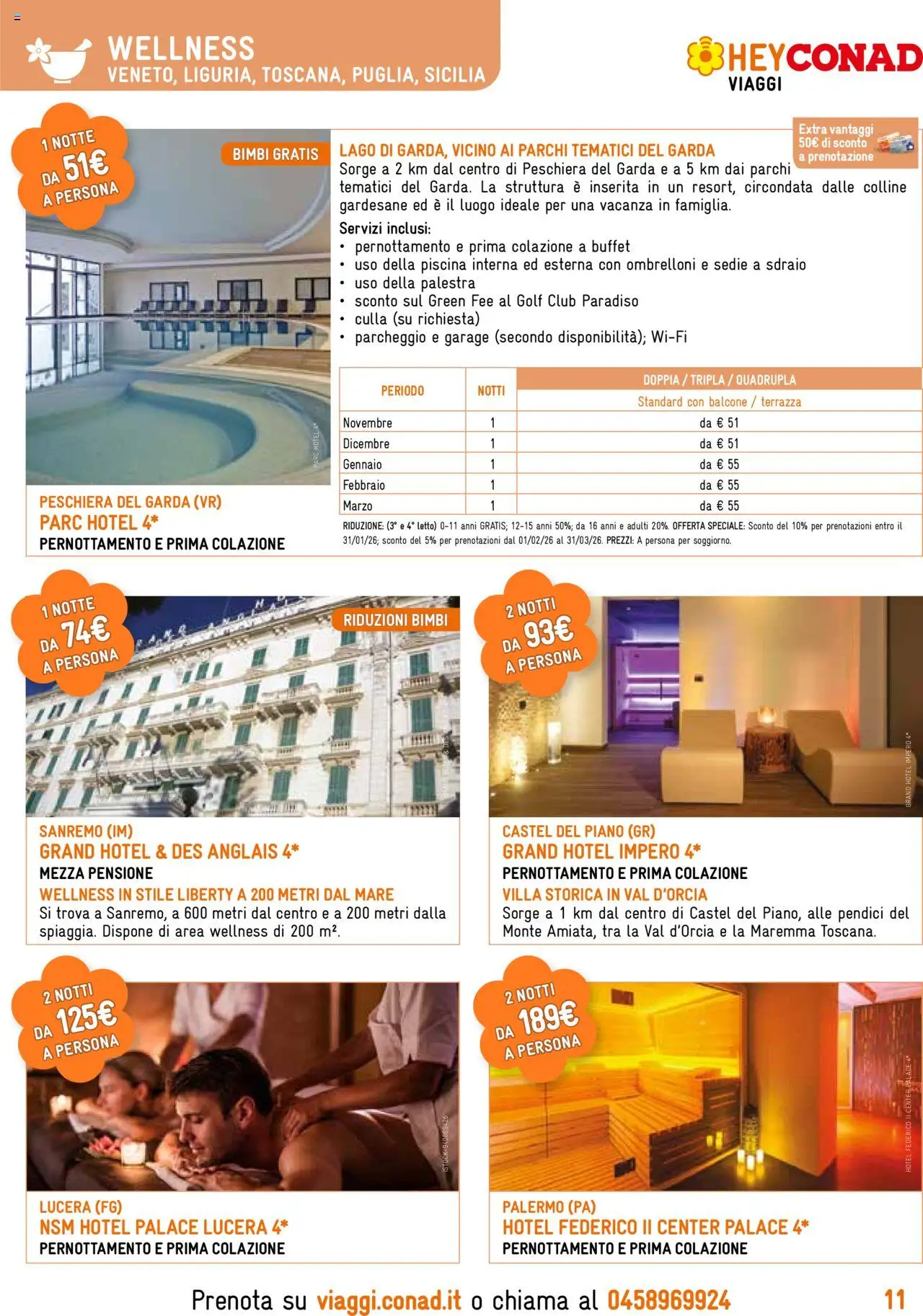 Volantino Conad del 19.09.2025 | Pagina: 11 | Prodotti: Sdraio, Piscina, Culla, Letto