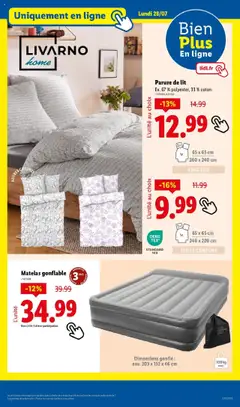  | Page: 23 | Produits: Coton, Parure de lit, Matelas gonflable, Lit
