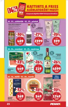 PENNY Akciós újság - amely érvényes a következő dátumtól: 22.01.2026 | Oldal: 27