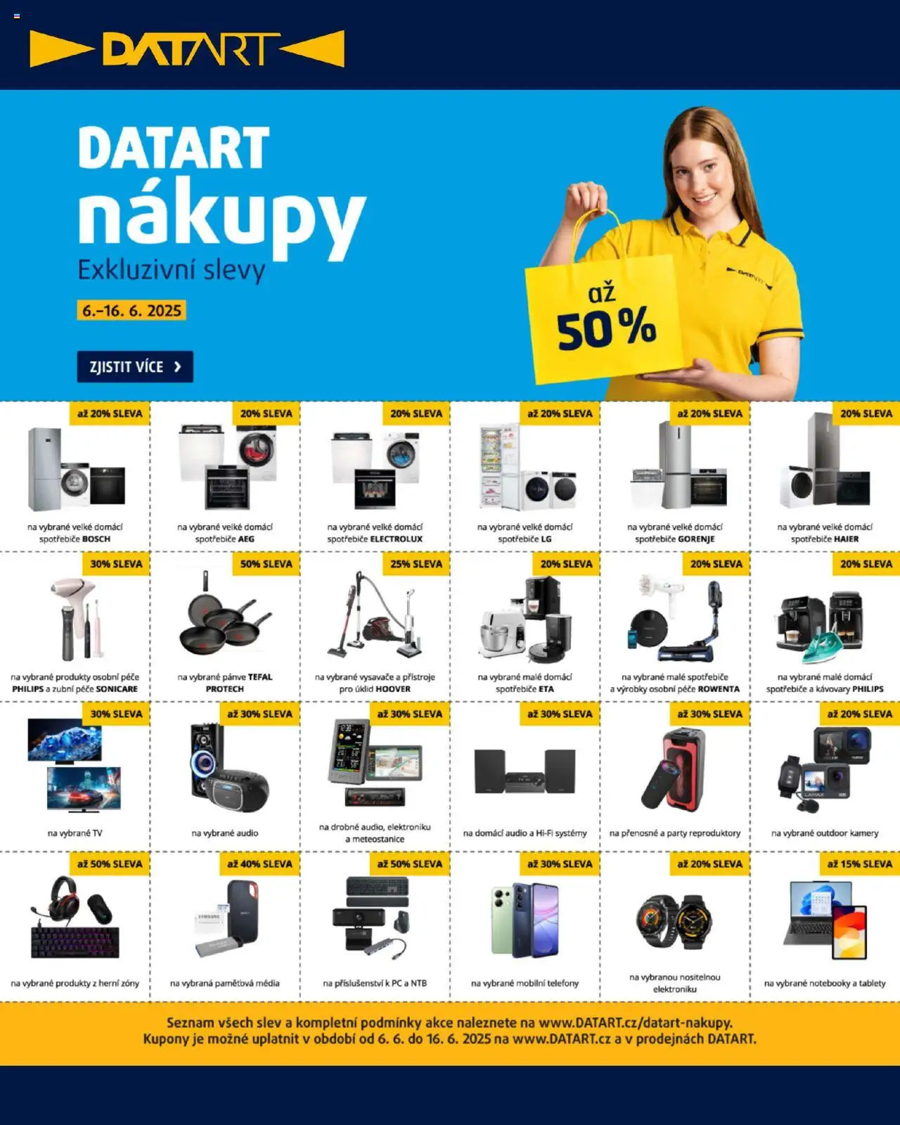 Datart leták od 06.06.2025 | Strana: 13 | Produkty: Audio, Pánve, Meteostanice, Vysavače
