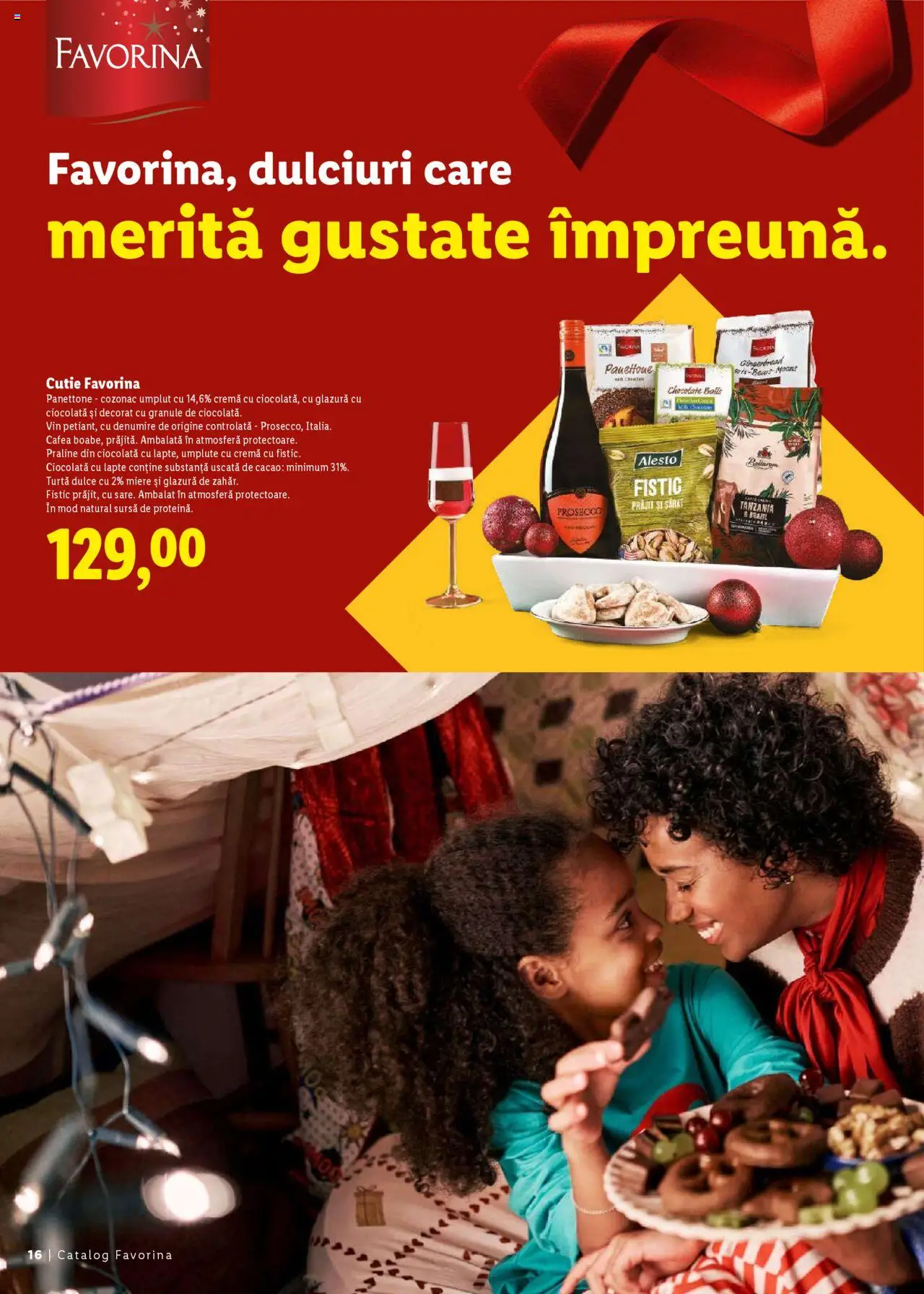Noul catalog Lidl – valabil de la 16.10.2025 | Pagină: 16 | Produse: Praline, Lapte, Ciocolată, Turtă dulce