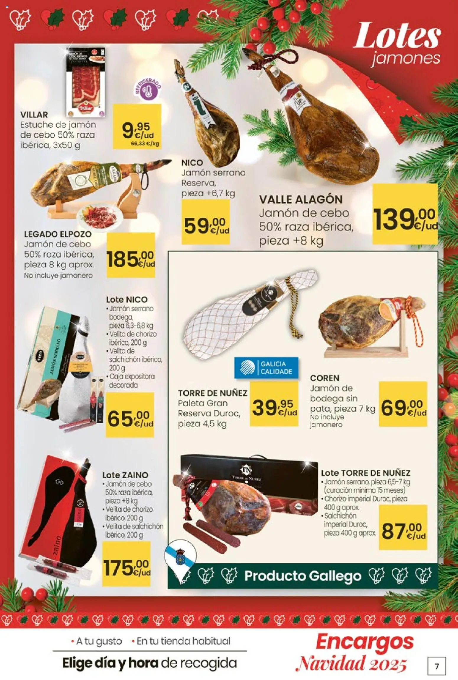 Eroski - Navidad  │ válido desde el 18.12.2025 | Página: 7 | Productos: Jamón serrano, Jamón, Caja