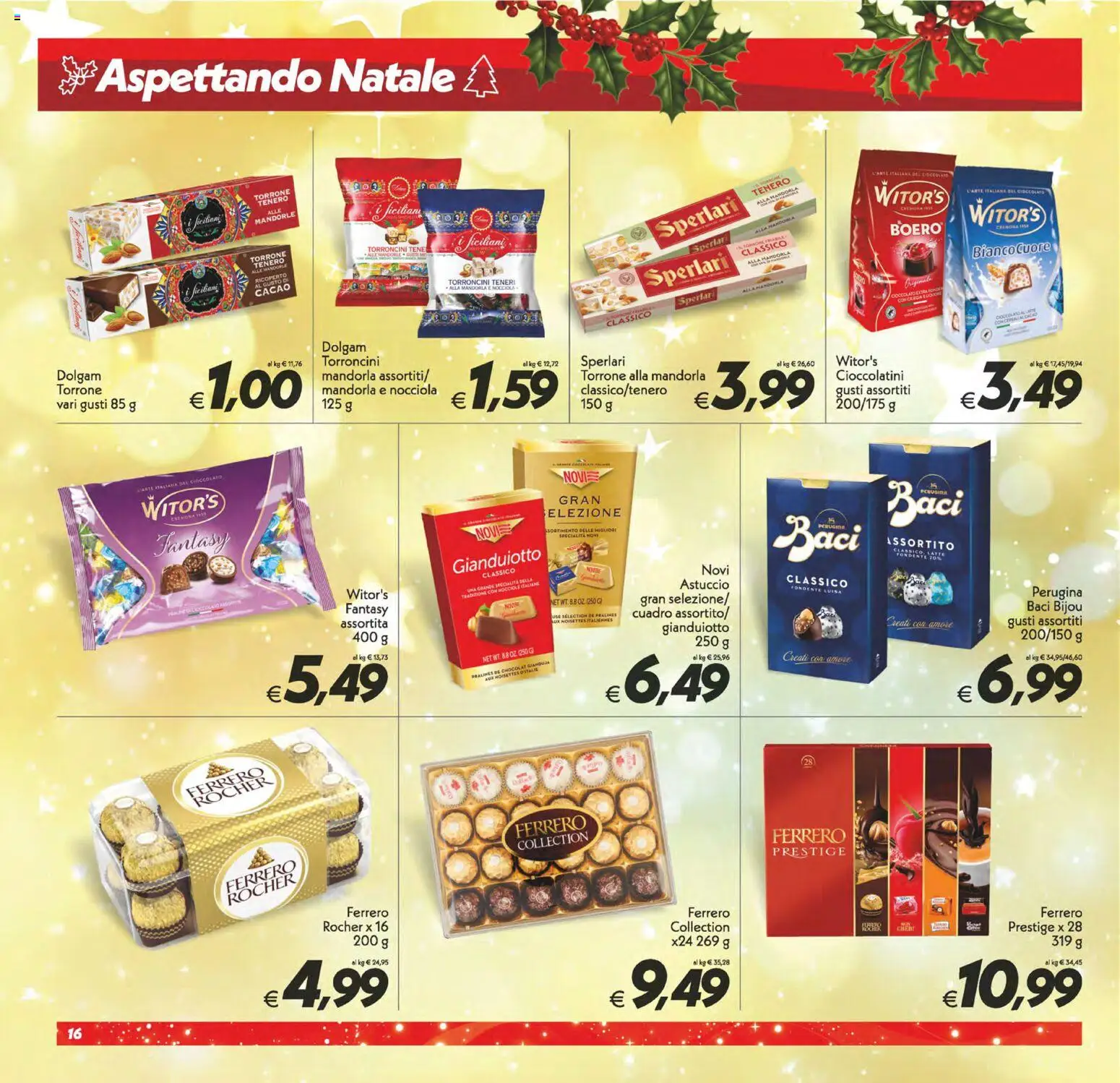 Volantino SuperConveniente del 05.12.2025 | Pagina: 16 | Prodotti: Cioccolato, Astuccio, Cacao, Torroncini