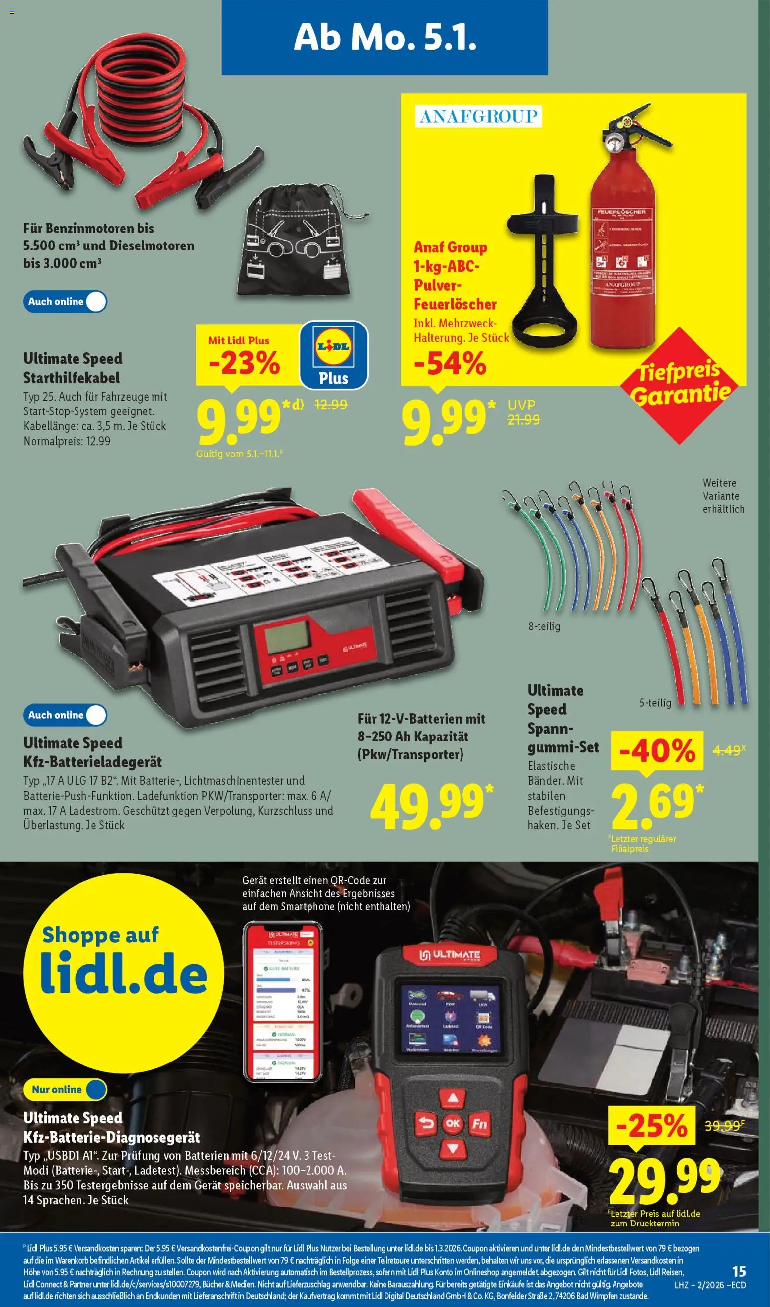 Lidl - Prospekt – gültig ab 05.01.2026 | Seite: 23 | Produkte: Batterien, Batterie, Bad, Smartphone