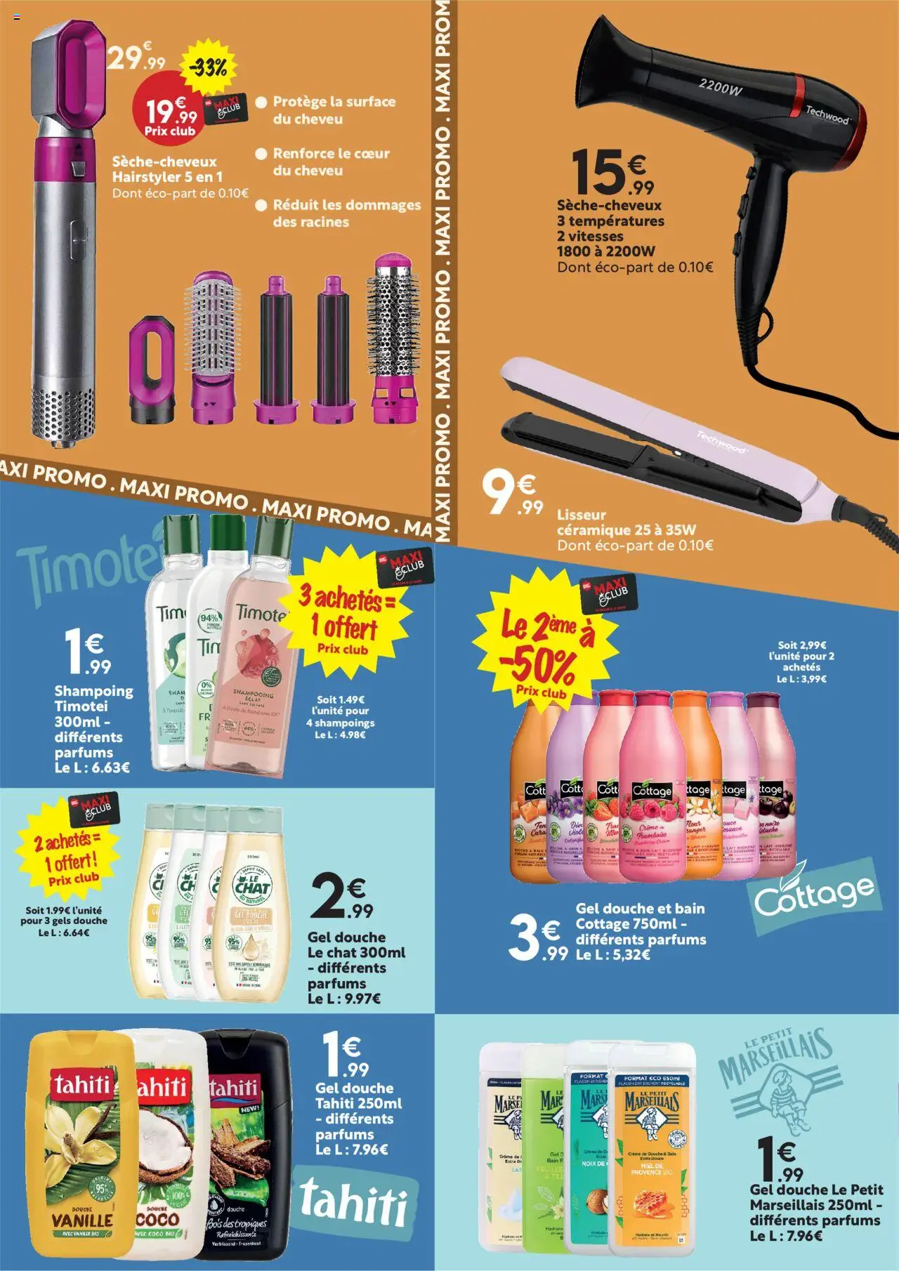  | Page: 10 | Produits: Shampooing, Lisseur, Douche, Noix