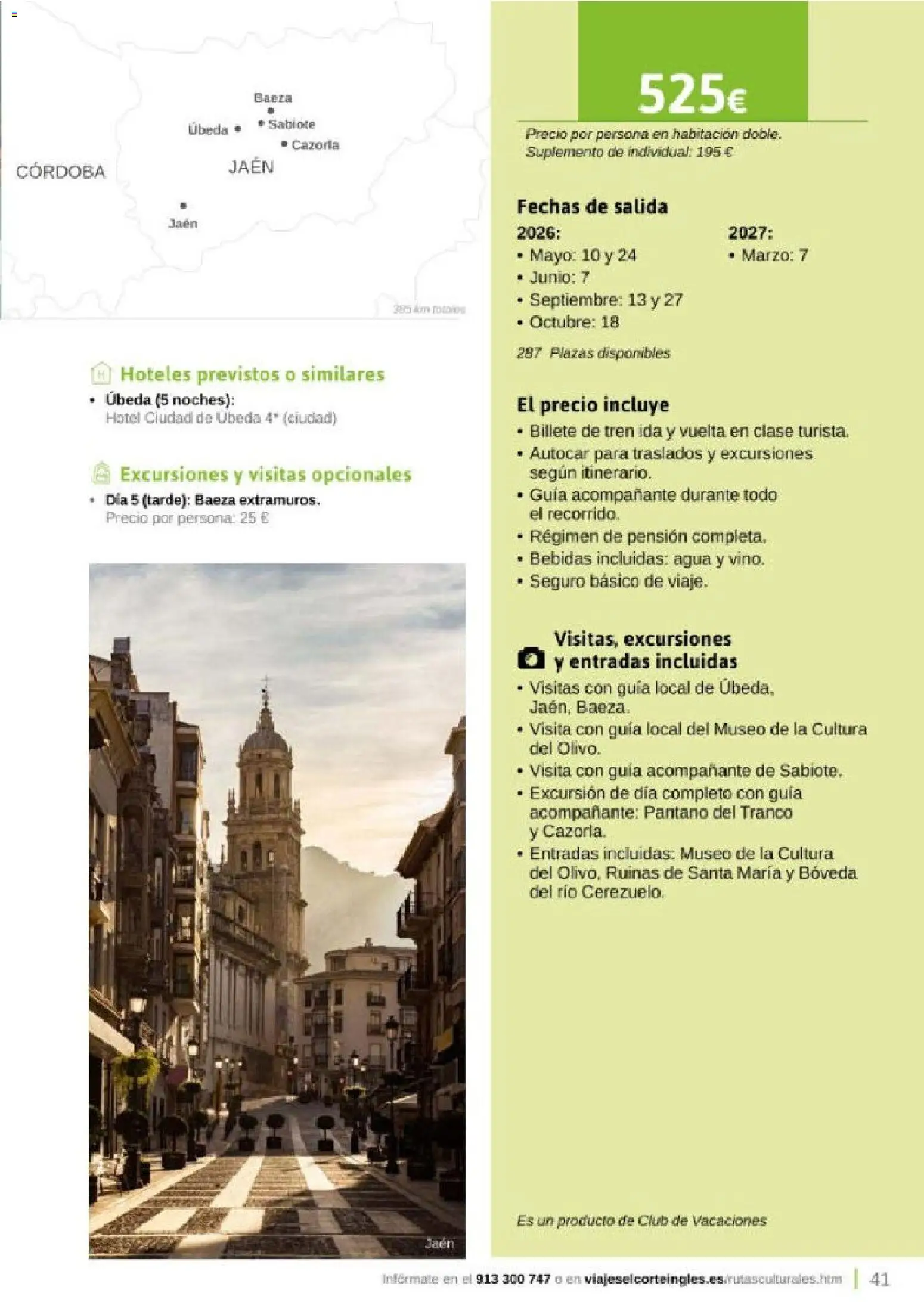 Viajes El Corte Inglés Rutas Culturales de la Comunidad de Madrid │ válido desde el 01.04.2026 | Página: 41
