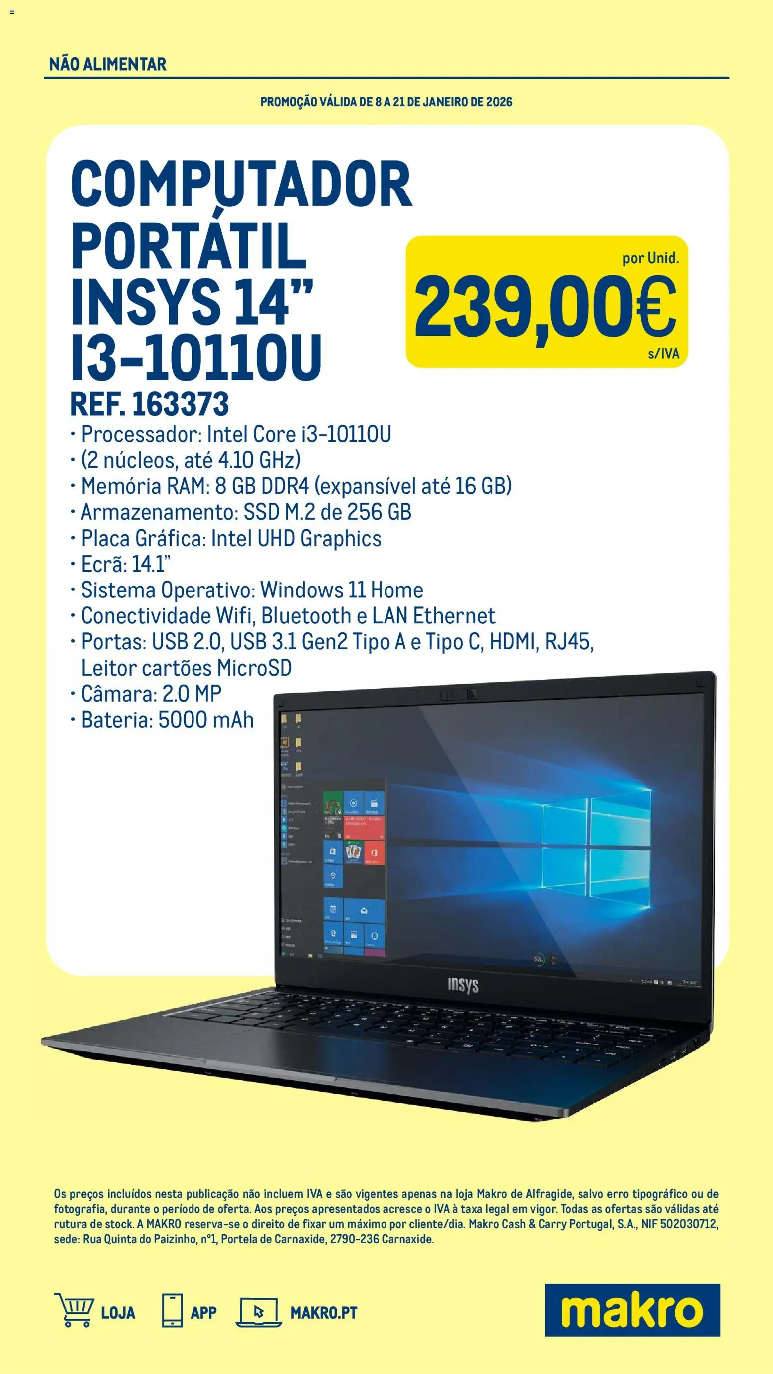 Makro Especial Lx Semana 2 - Exclusivo Loja Alfragide │ válido de 08.01.2026 | Página: 2 | Produtos: Computador, Memória ram, Portas, Bateria