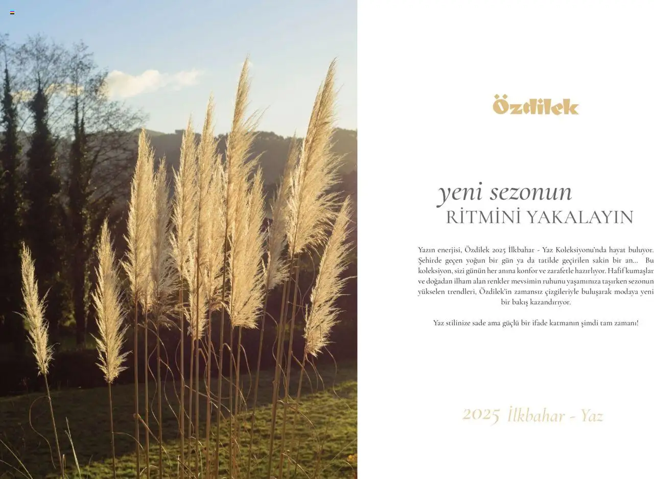 Özdilek İlkbahar Yaz 2025 - 20.06.2025 tarihinden itibaren geçerlidir | Sayfa: 2