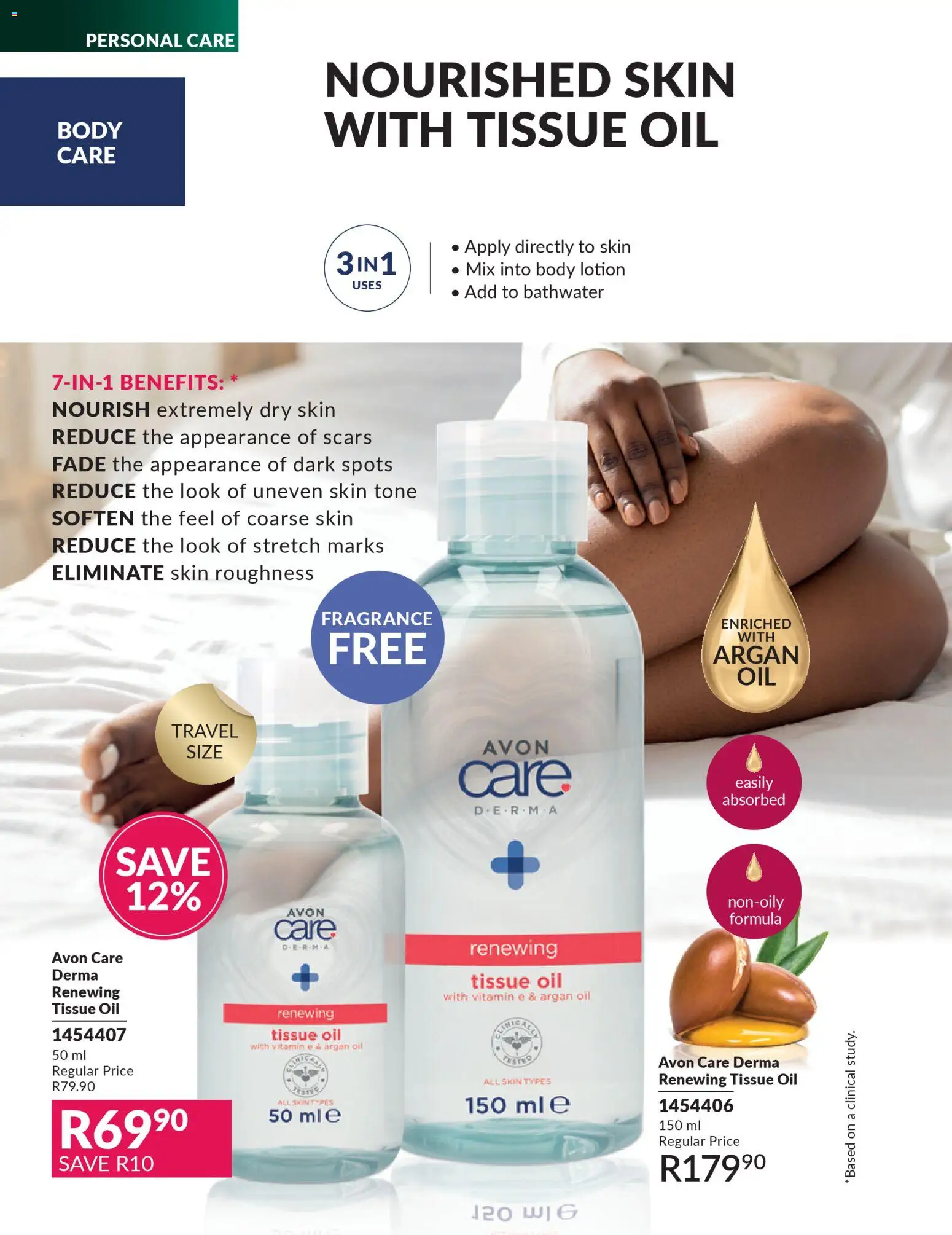 New Avon catalogue – valid from 01.03.2026 | Page: 144 | Products: Tissue oil, Oil, Fragrance, Lotion