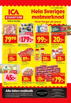ICA Kvantum - Södra Sandby - Förhandsvisning av reklamblad från butik ICA Kvantum aktuell från 20.10.2025