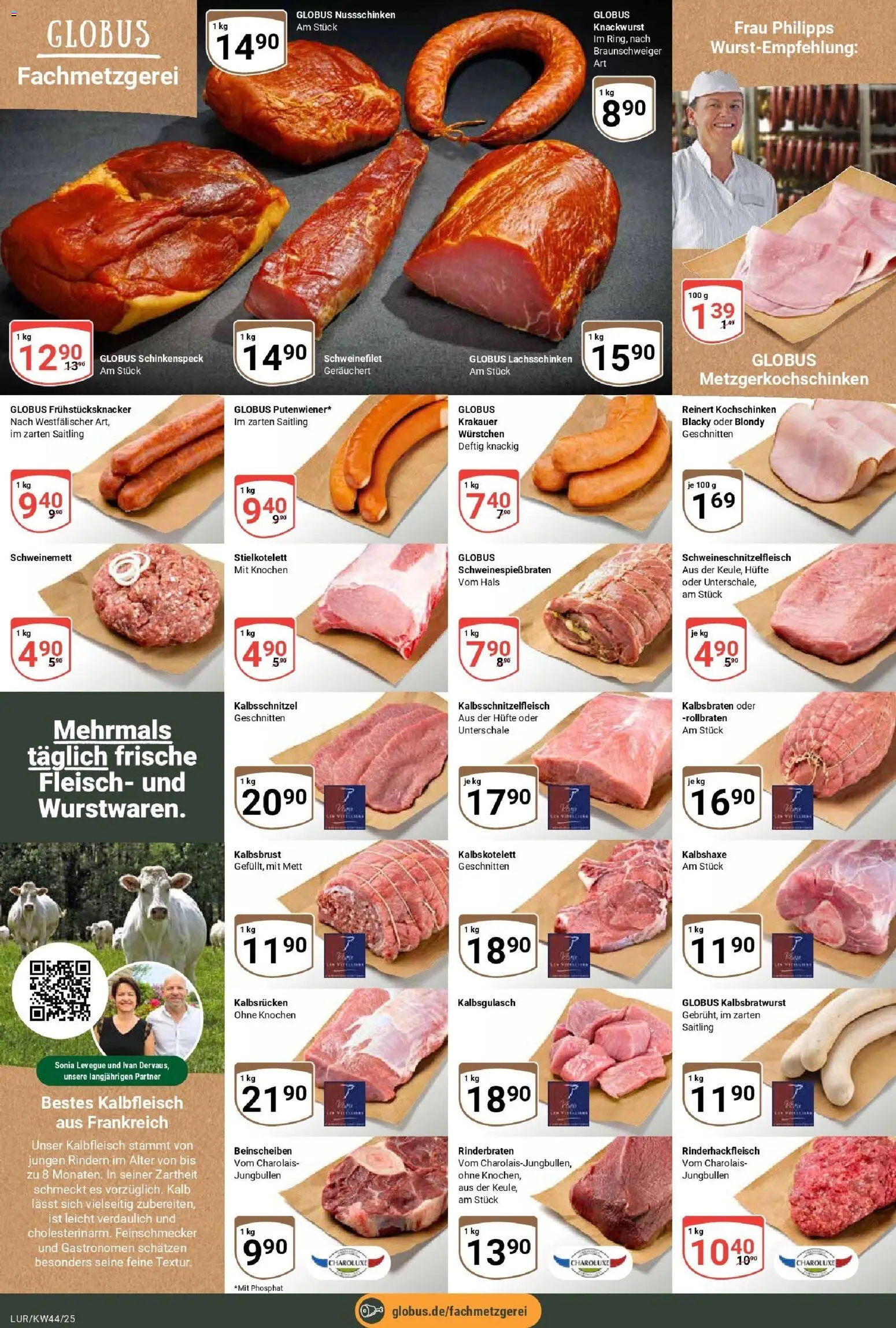 Globus prospekt Hamburg	 – gültig ab 26.10.2025 | Seite: 8 | Produkte: Rinderbraten, Schweinefilet, Fleisch