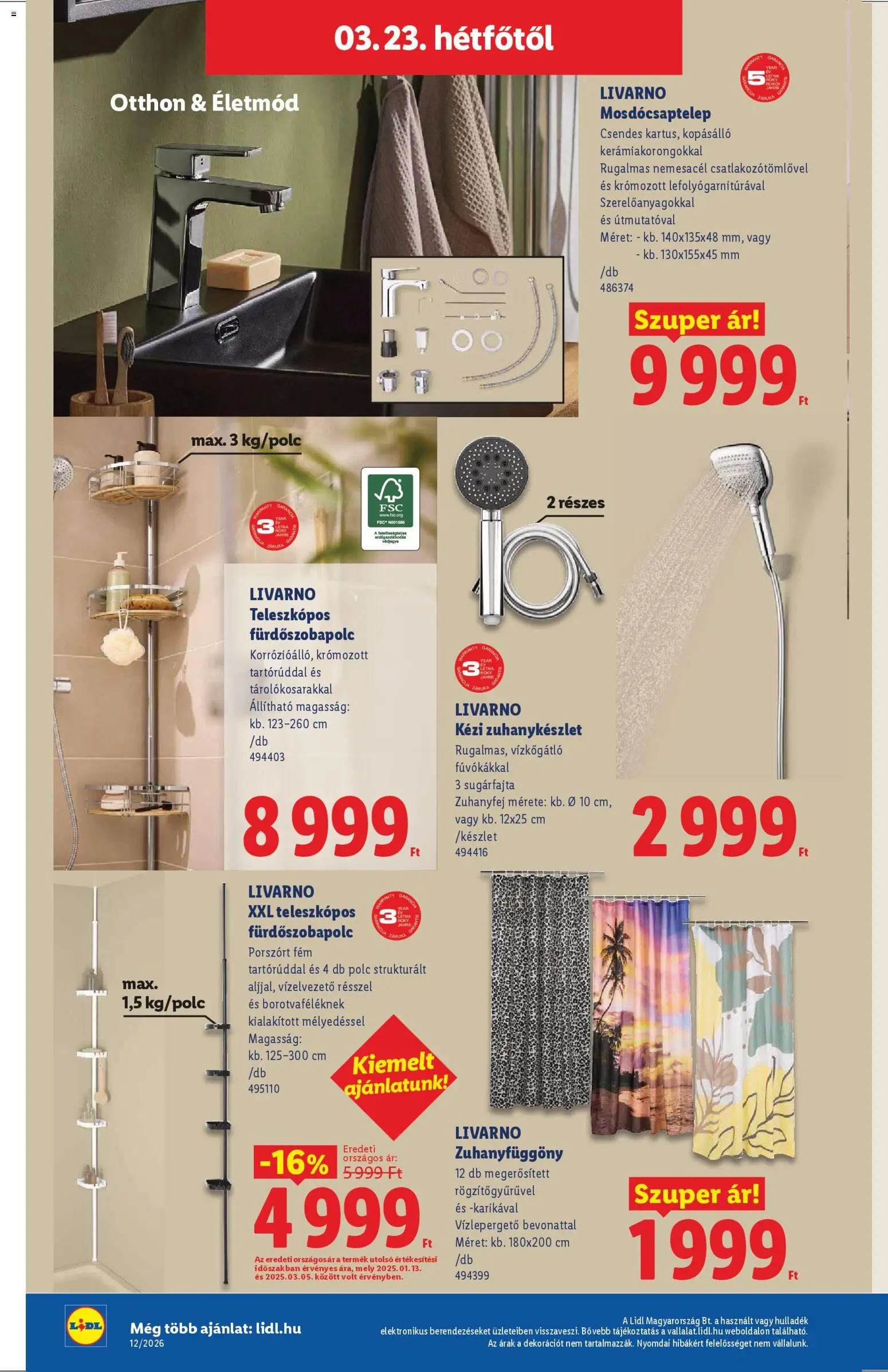 Lidl Akciós Újság 2026.03.19.-tól/töl - fantasztikus ajánlatokat! 🛍️ | Magyarország