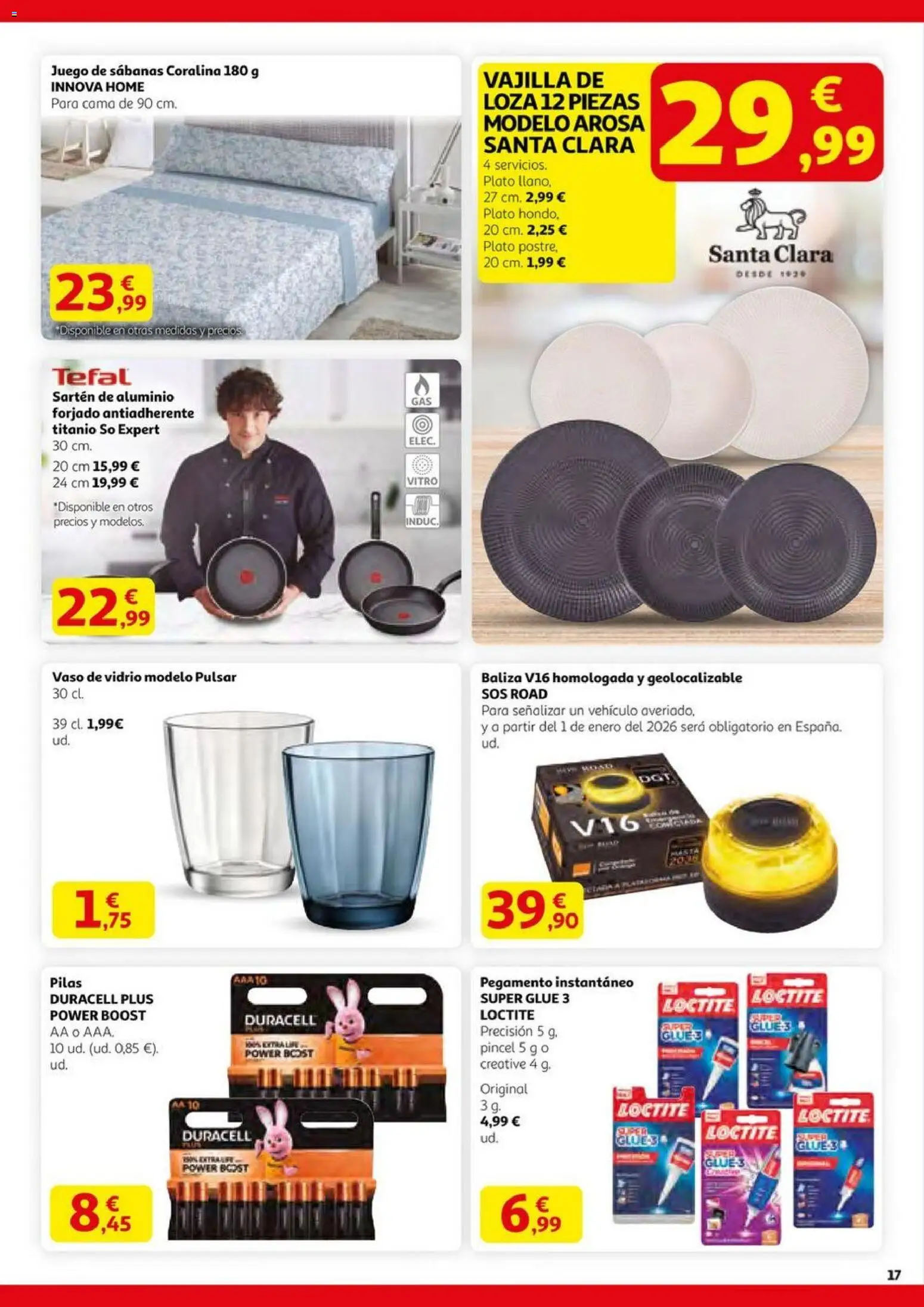 Alcampo - SST Nacional  │ válido desde el 23.10.2025 | Página: 17 | Productos: Juego de sábanas, Βρεφικό κρεβάτι, Cama