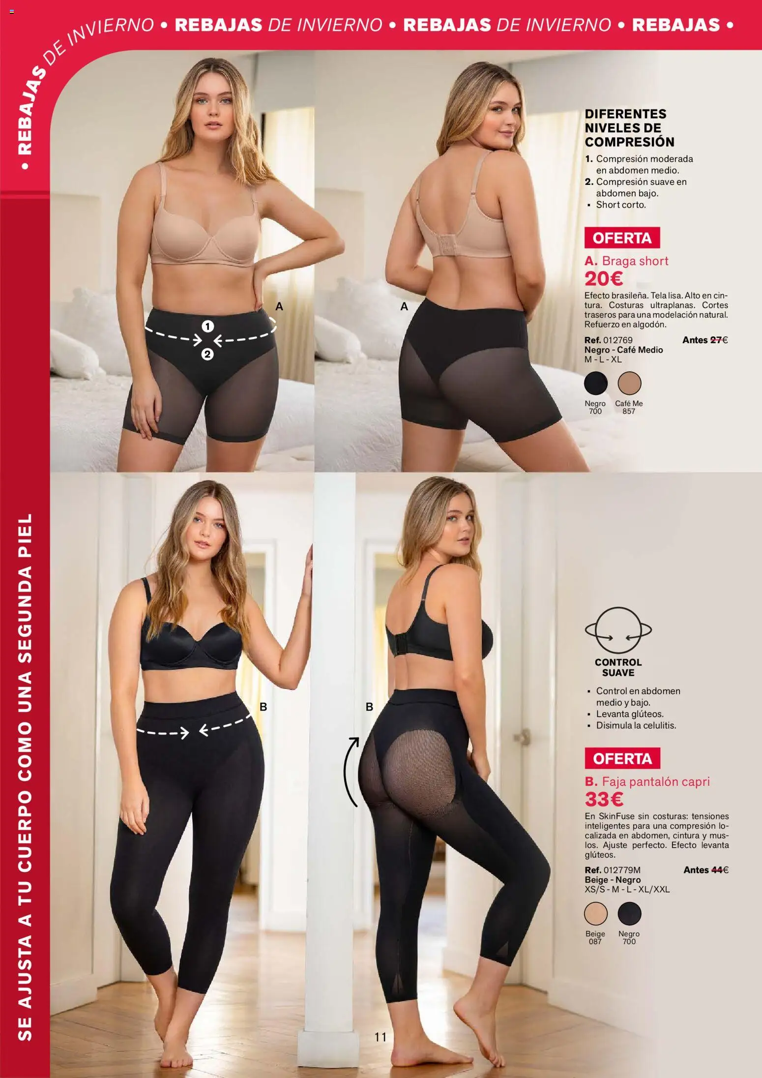 Leonisa - Rebajas de invierno │ válido desde el 01.01.2026 | Página: 11 | Productos: Café, Pantalón capri, Braga