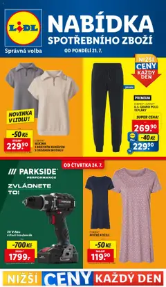 Náhled letáku Lidl leták - Spotřební zboží od 21.07.2025