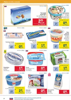 Metro maloobchod │ platný od 16.07.2025 | Strana: 14 | Produkty: Maslo, Syr, Šunka, Bryndza