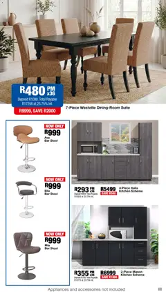 OK Furniture specials catalogue – valid from 02.03.2026 | Page: 5 | Products: Stool, Bar stool