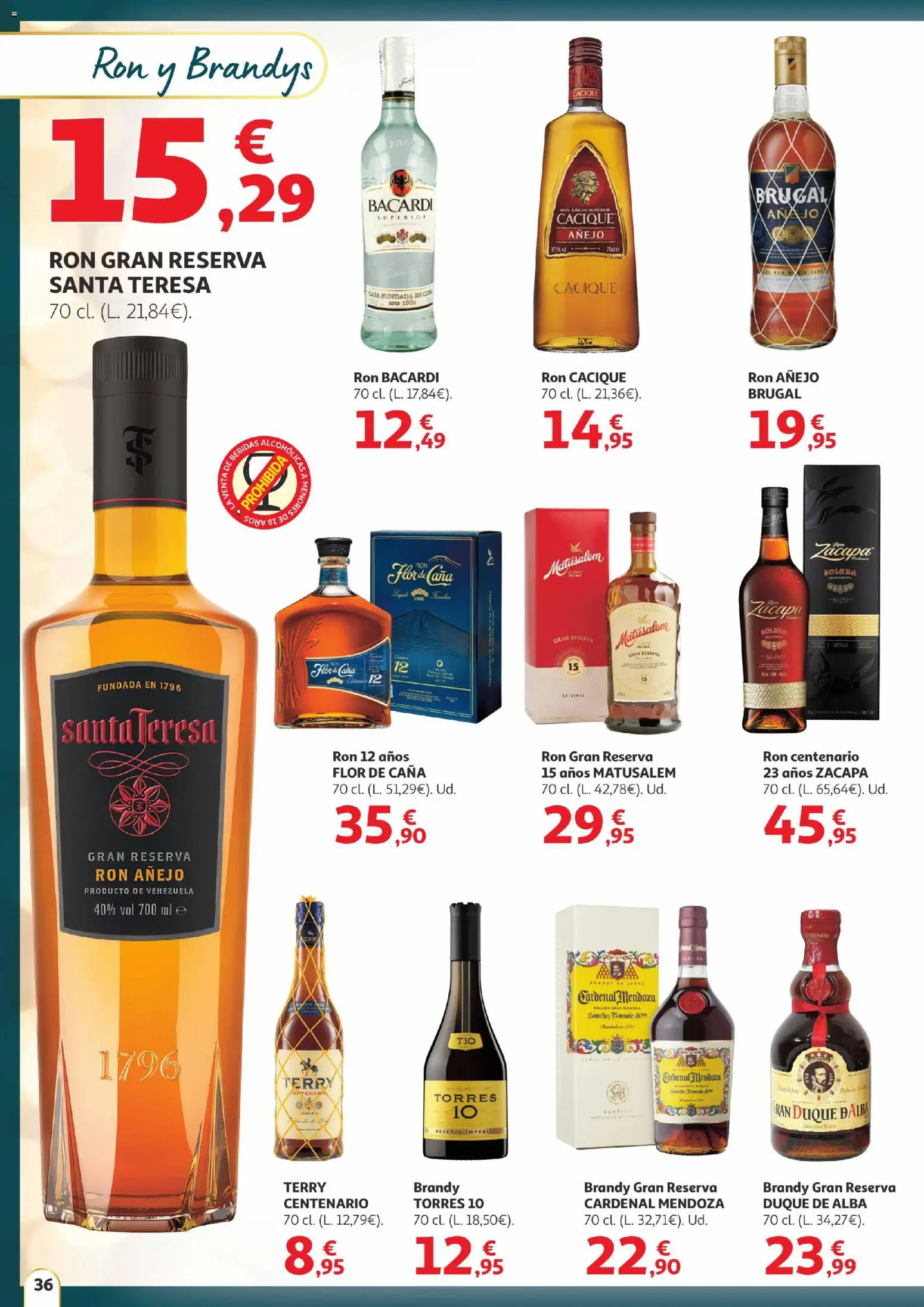 Alcampo -  Canarias │ válido desde el 11.12.2025 | Página: 36 | Productos: Ron, Μαύρο πιπέρι