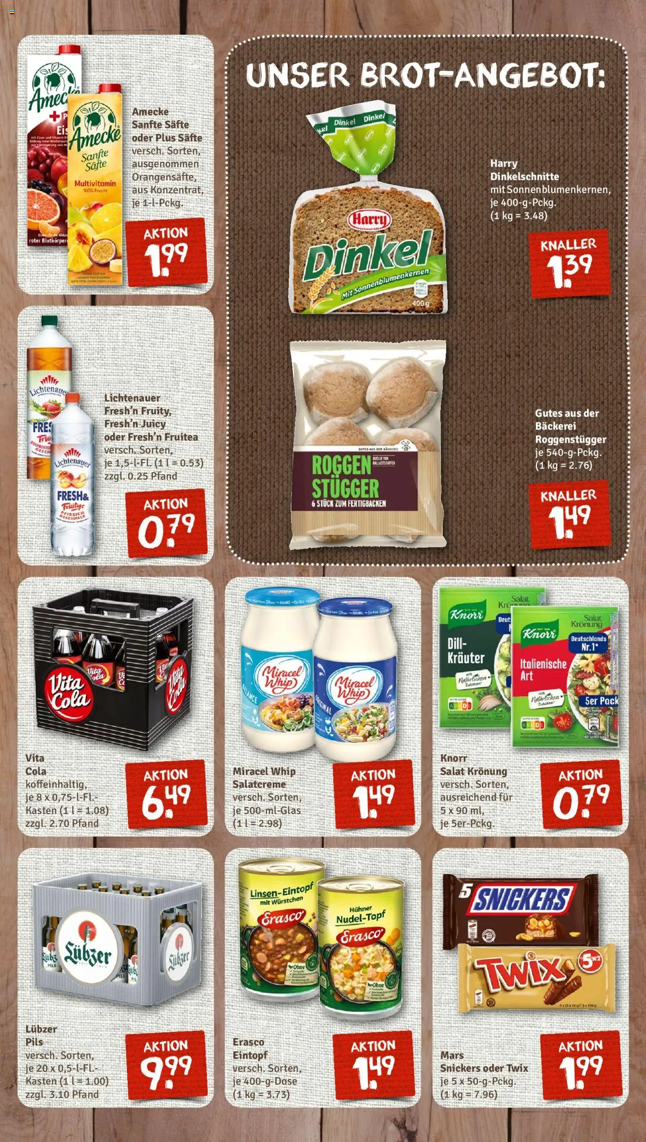 Nahkauf Prospekt – gültig ab 19.10.2025 | Seite: 7 | Produkte: Cola, Miracel whip, Snickers, Mars